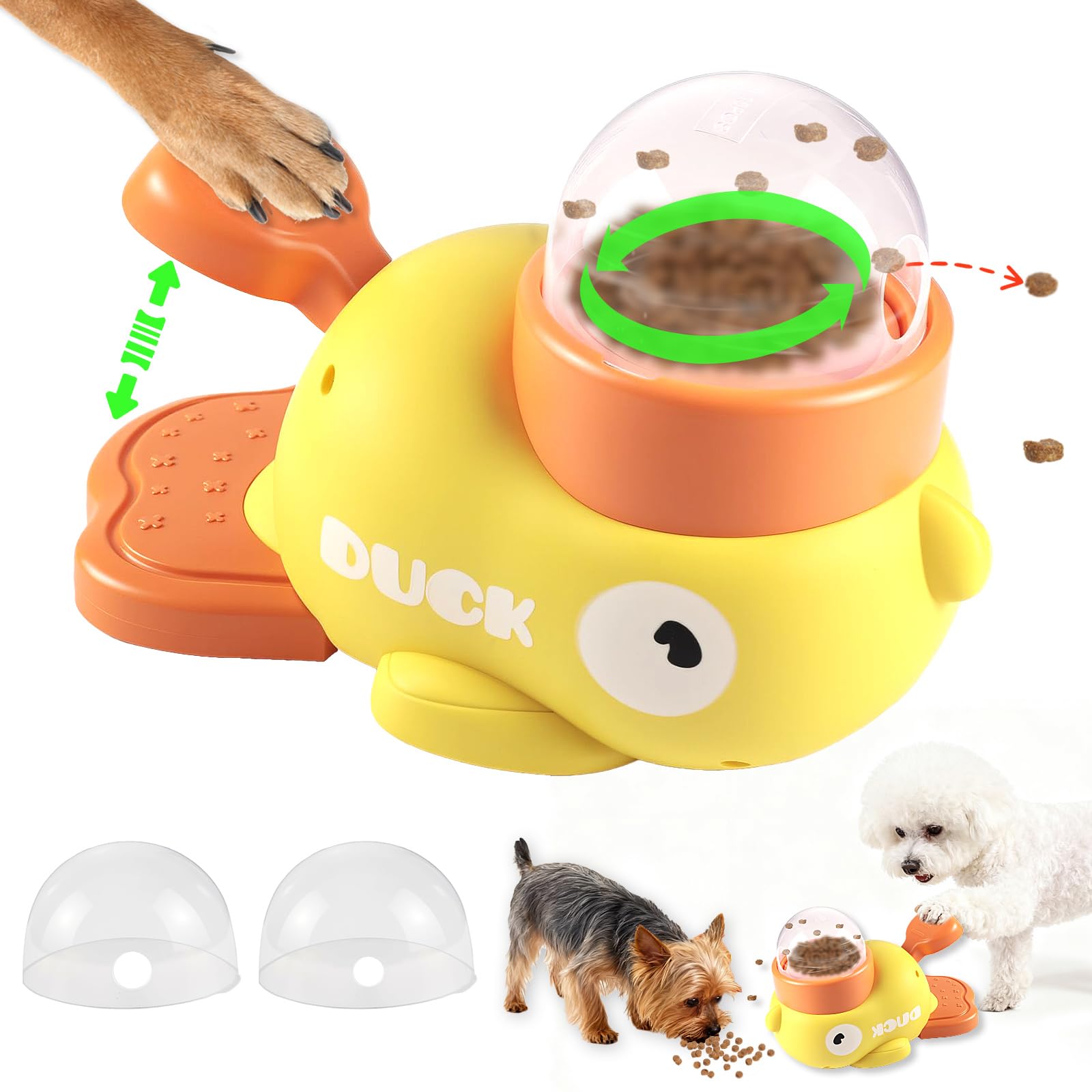 Yumira 2-in-1 Diervoederschep – Eendensnavel Ontwerp – Als Schep én Sluitklem Voor Zakken – Voor Honden-, Kattenvoer, Rijst, Bonen – Set Van 3