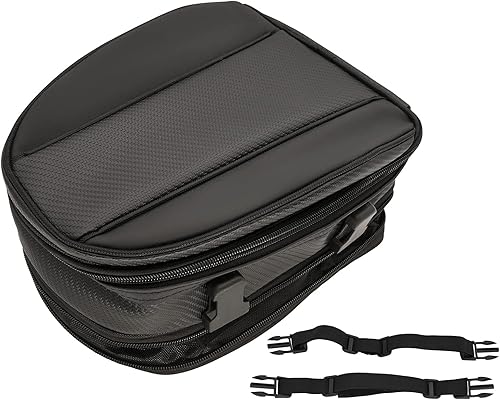 BOOTOP - Bolsa trasera de motocicleta bolsa de equipaje impermeable bolsas de sillín de motocicleta bolsa de asiento trasero de motocicleta bolsa