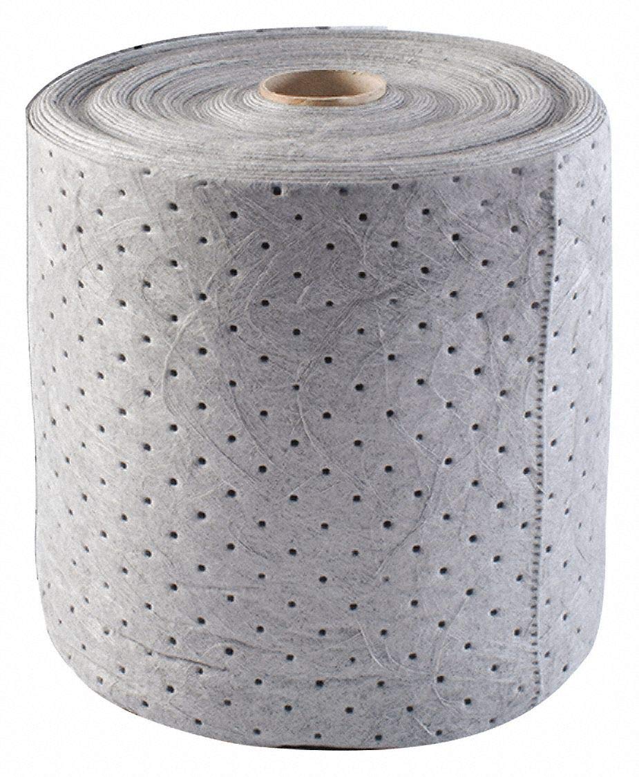 Absorbent Roll, Gray, 15in.W, 16.5 gal.