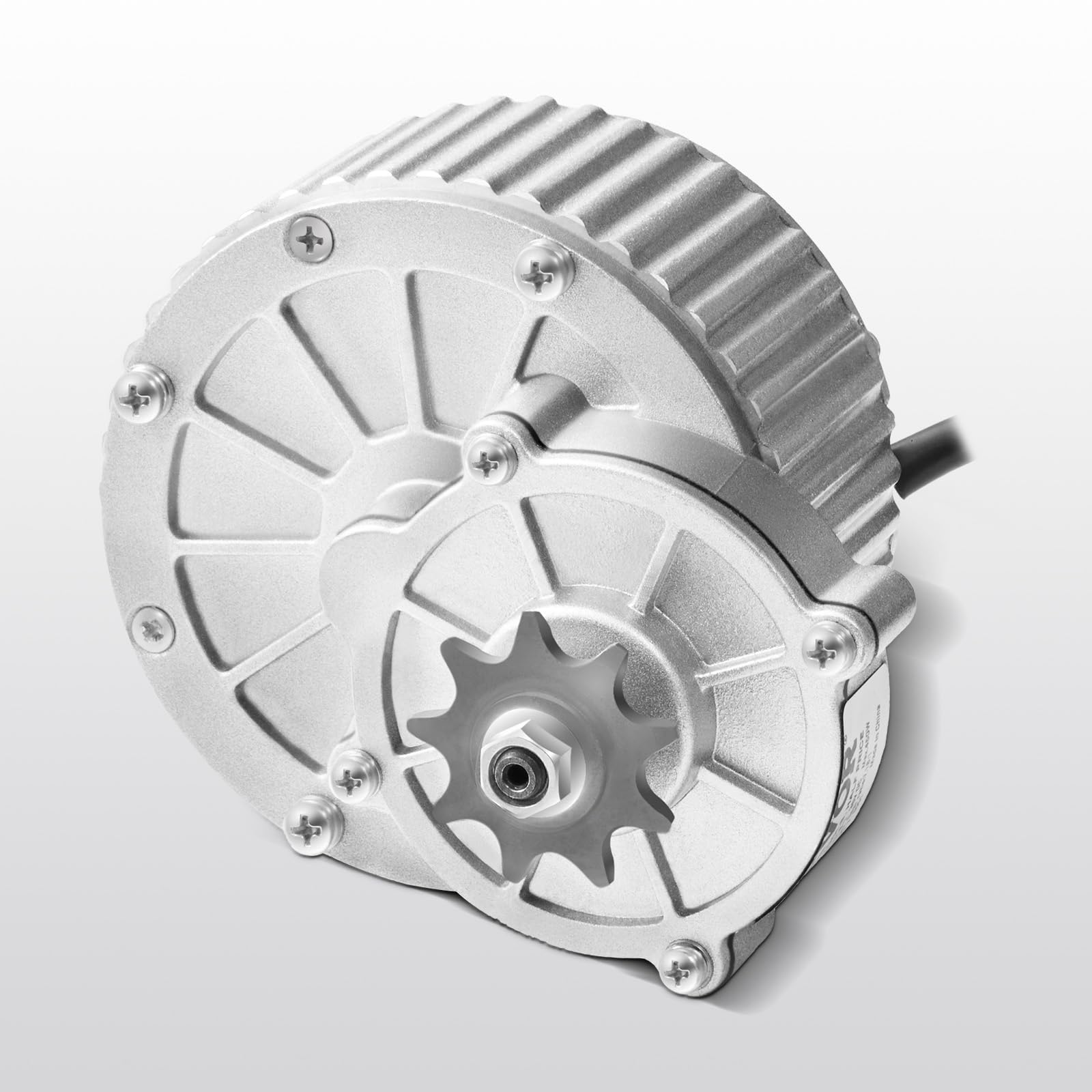 VEVOR Kit de moteur électrique à balais, 450 W, moteur électrique CC pour karts, 36 V 3000 tr/min, avec contrôleur de vitesse et kit d'accélérateur à poignée tournante, pour vélo électrique, scooter