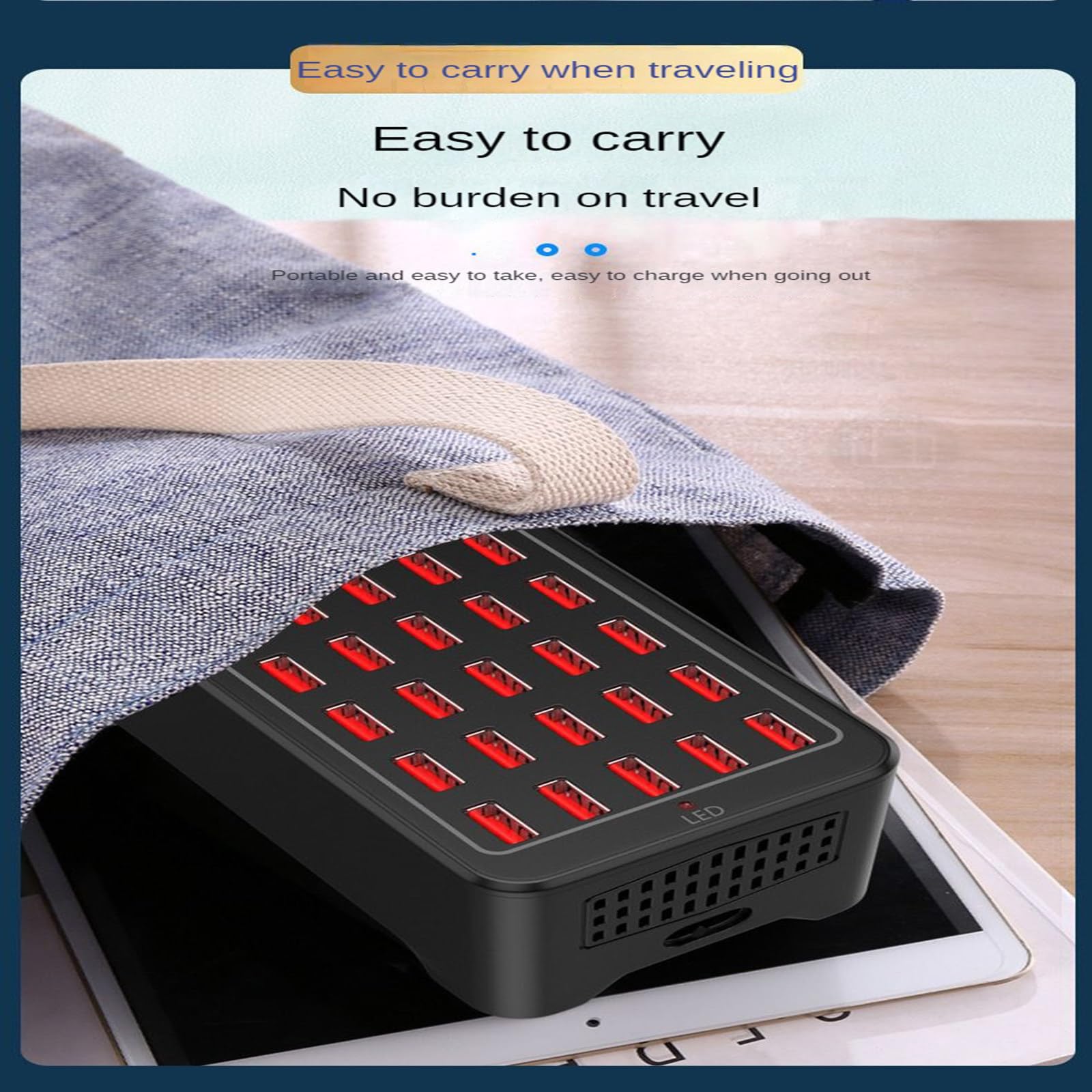 Chargeur Rapide Haute Puissance 150 W Chargeur 30 Ports Chargeur USB multiport Protection de Charge Multiple Compatible avec Une Large Gamme de, 25 USB