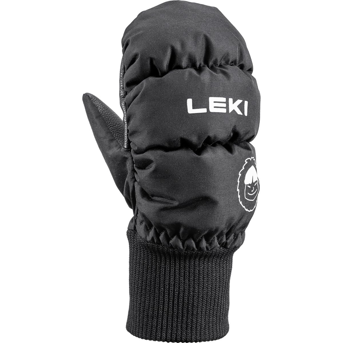 LEKI Children's Little Eskimo Gloves, Black, EU 3