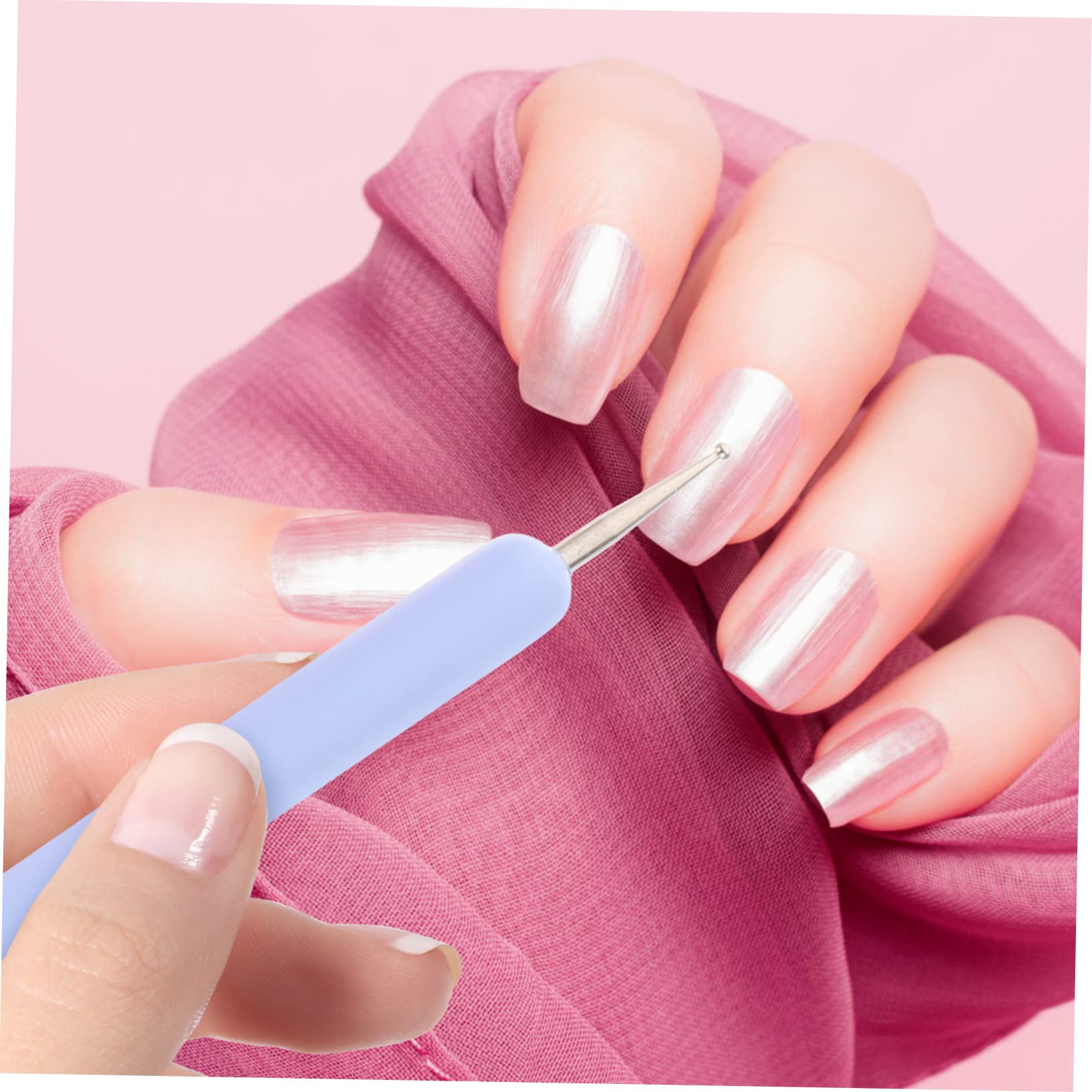 Healeved 35piezas Pinceles De Uñas Para Arte De Uñas Herramientas De Manicura Para Diseños Pinceles De Dibujo Para Salones y Uso Personal Macaron Material Duradero