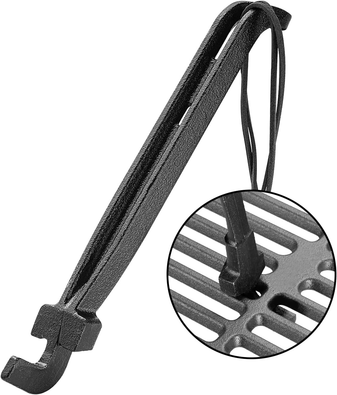 AOREWTGGH Cast Iron Grill Grate Lifter, BBQ Universal Grid