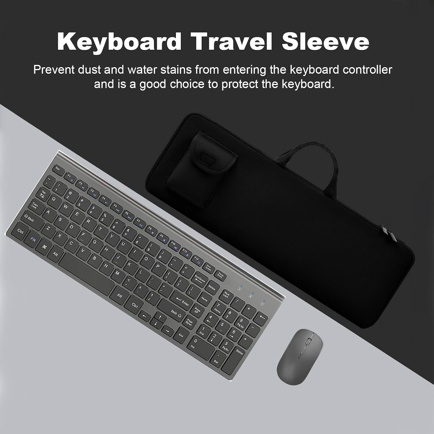 Keyboard Sleeve Travel Case for Logitech MK250 /for JOYACCESS Keyboards
