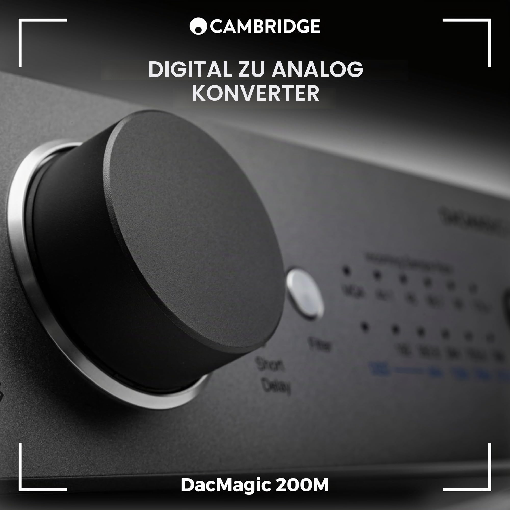 Cambridge Audio DacMagic 200M - MQA HiFi DAC und Kopfhörerverstärker mit Bluetooth - PC/MAC-Unterstützung mit USB-Anschluss - Verarbeitung digitaler Dateien bis zu 24/768 oder DSD512 - Lunar Grey