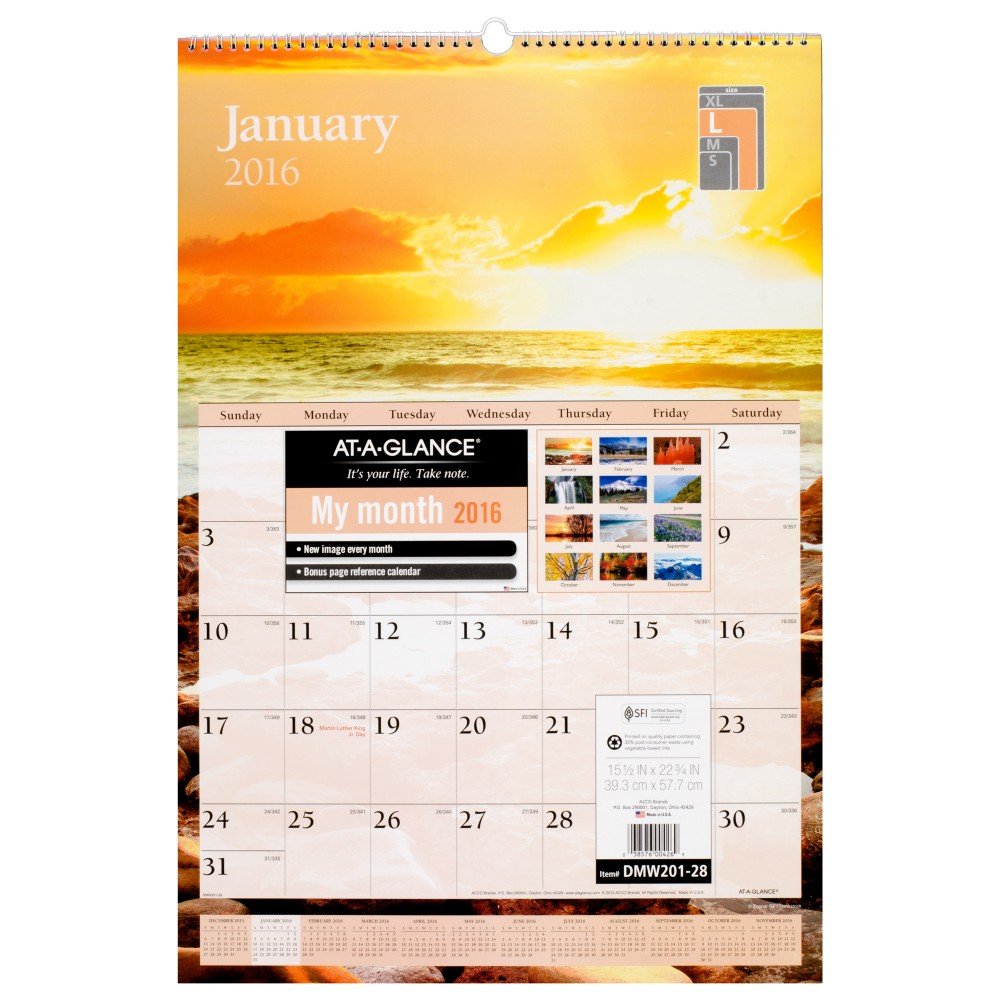 Wall Calendar 2016, Print Templates | GraphicRiver - View #11
