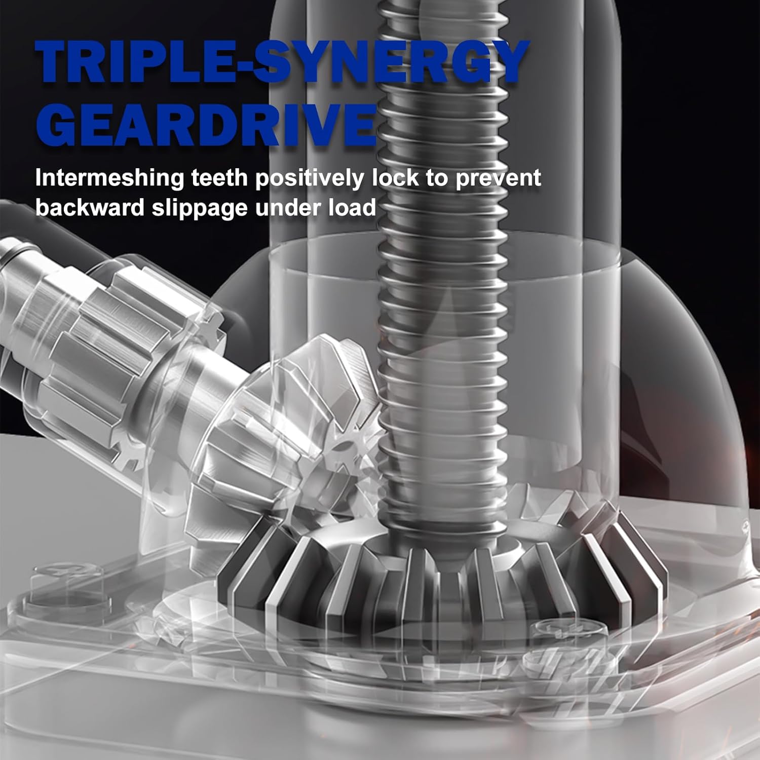 2 Ton Spiral Car Jack with Telescoping Handle - Swivel Top Mechanical Bottle Jack, 7.08"-15.35" Lift, Compact Fit for Toyota/Chevy Trucks