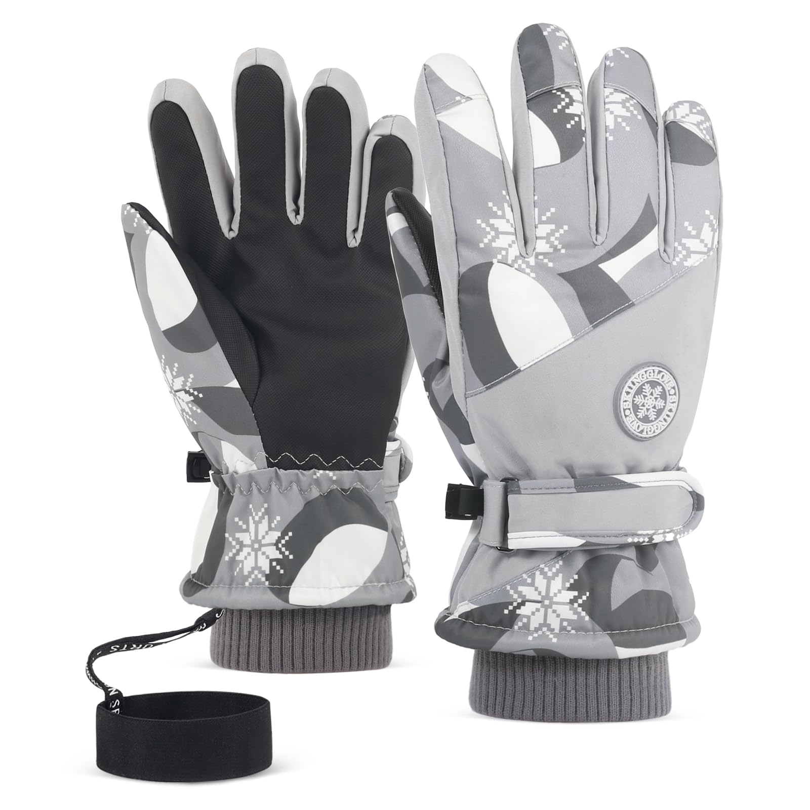 HH HOFNENWinter Gloves Warm Ski Gloves 3M Thinsulate Snow Gloves Waterproof Windproof Touchscreen Cold Weather Snowboard Gloves for Mens Women