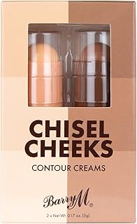 Cosmetics Chisel Cheeks Contour Creams, Multi, 2 Count (Pack of 1)