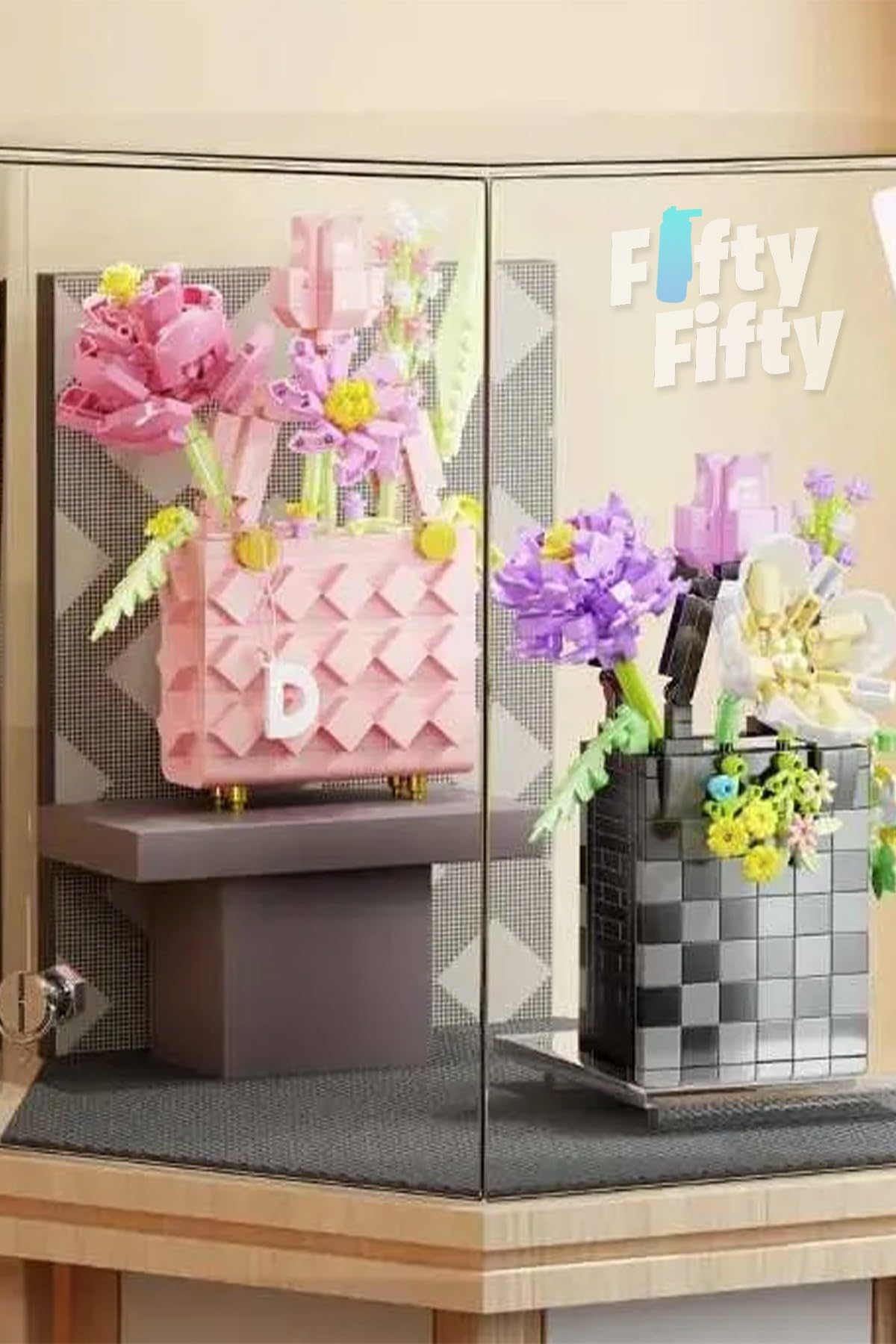Panlos BOUTIQUE Serisi Pembe Çanta Figürü 572 Parça Oyuncak Yapım Seti -FFP1076