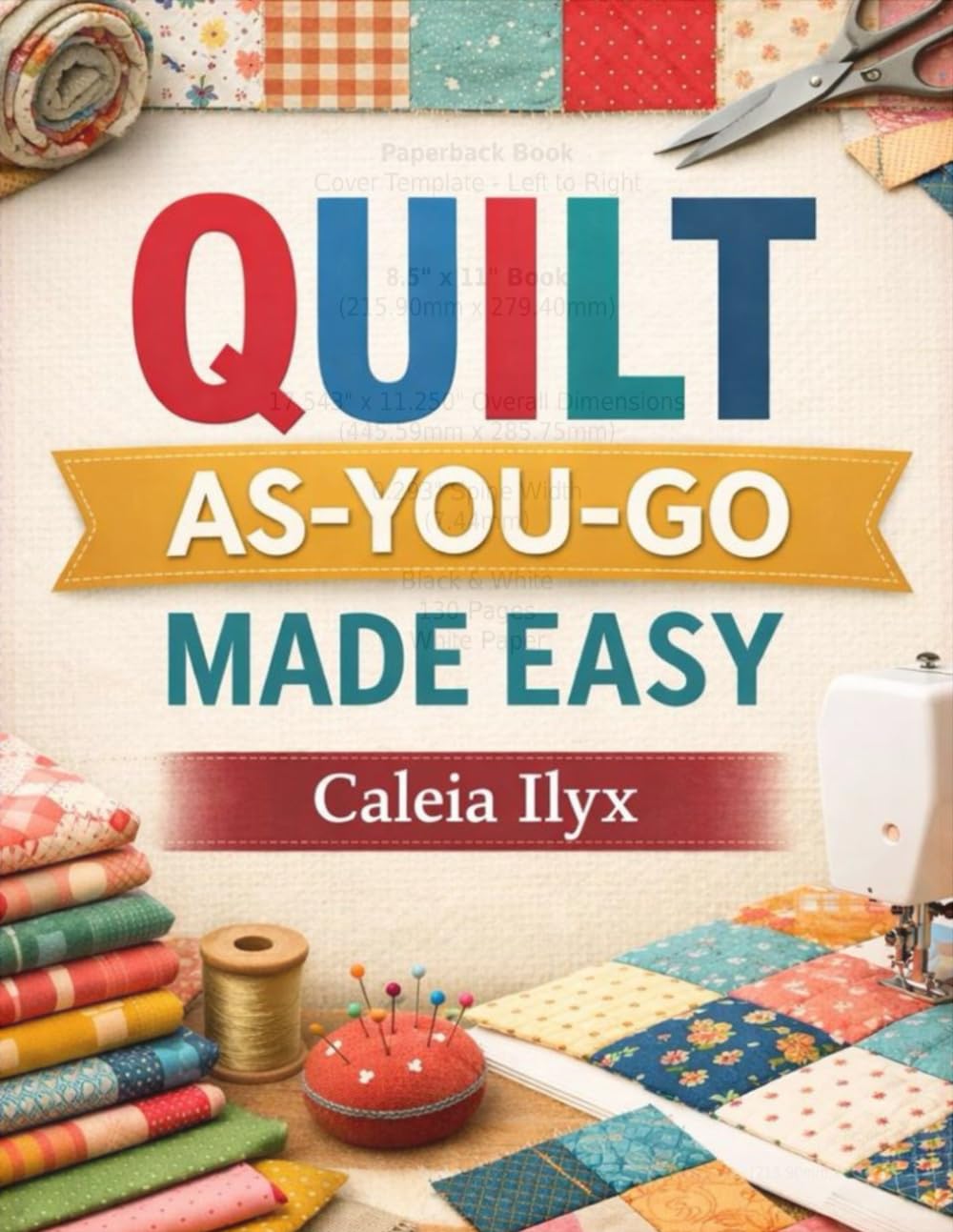 QUILT AS-YOU-GO MADE EASY: STEP-BY-STEP PROJECTS AND TECHNIQUES FOR BEGINNERS TO CREATE BEAUTIFUL QUILTS