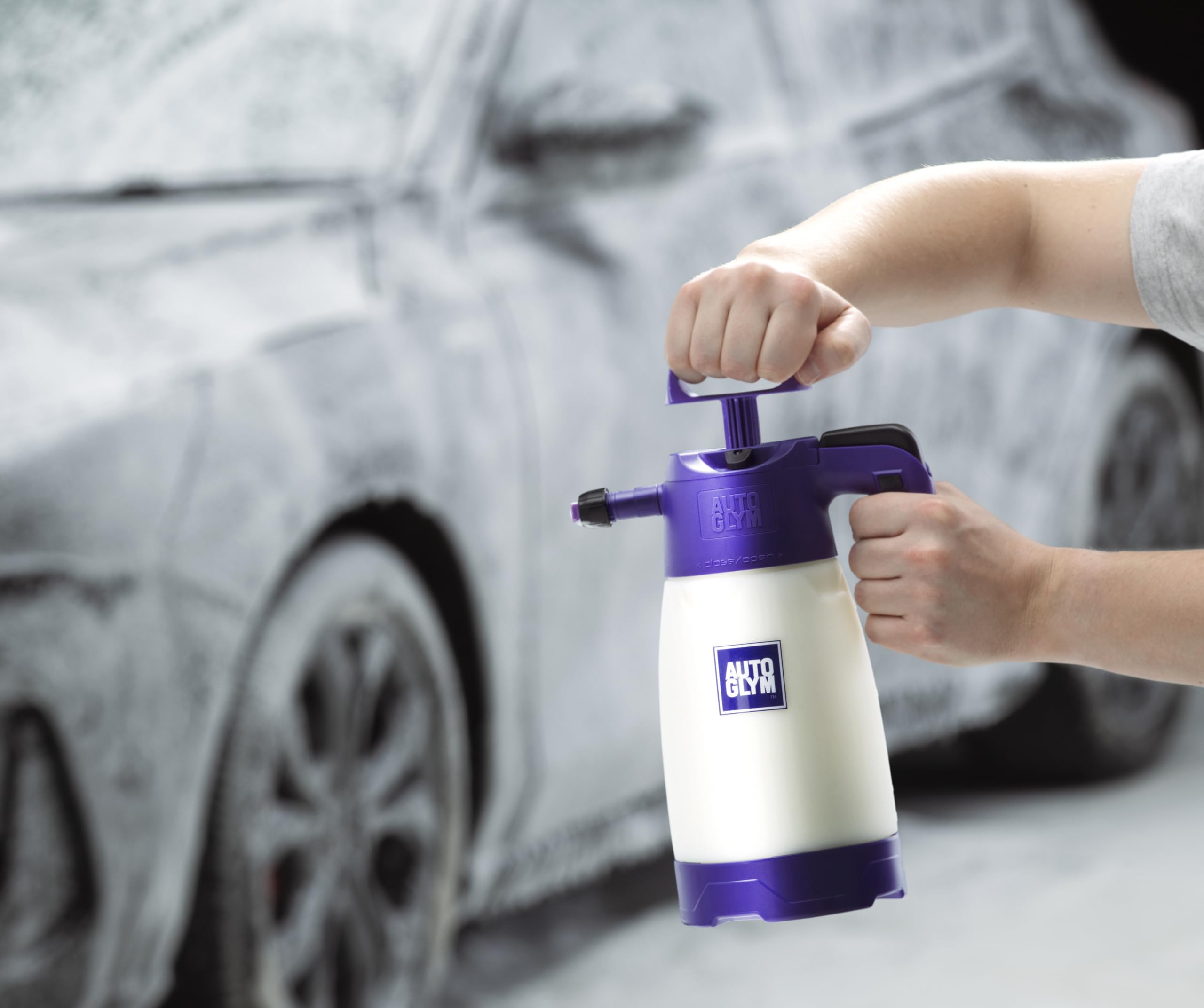 Autoglym Opryskiwacz z pianki polarnej, trwały opryskiwacz do nakładania pianek polarnych, opryskiwacz z pianki śnieżnej, nie wymaga myjki ciśnieniowej