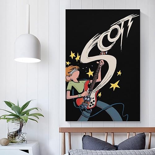 Miniatura 5 de Scott Pilgrim Vs. The World Movie Poster Aesthetic Cool Pictorial Poster Wall Art Painting Canvas Wa Wall Art Paintings Canvas Wall Decor Home Decor