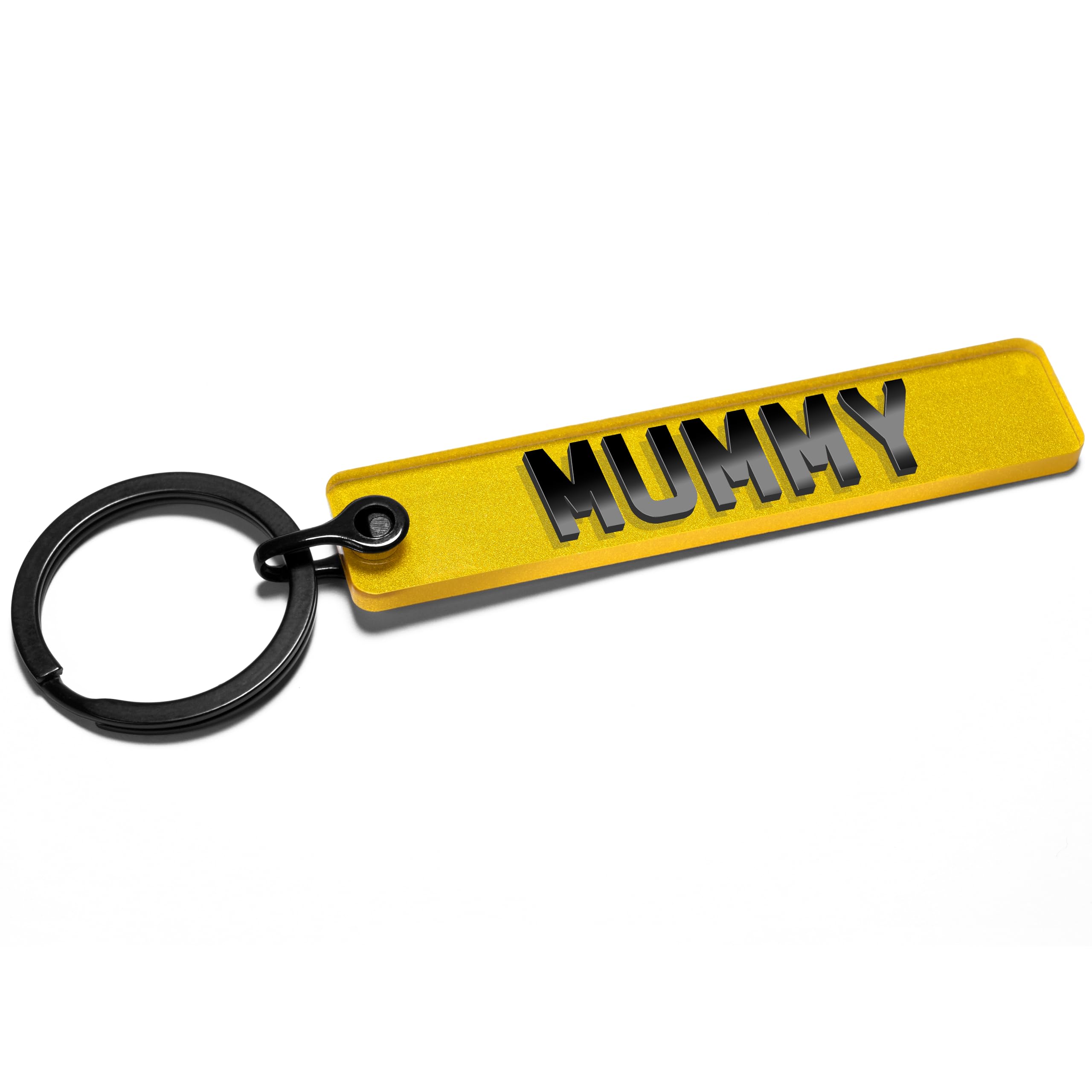 Pixly® Mummy Licence Plate Keychain, Mini UK Number Plate Keyring, Name Key Chain, Car Registration Key Ring, Gift Reg Fob, for Her, Mum, Mom, Mother, Mother’s Day