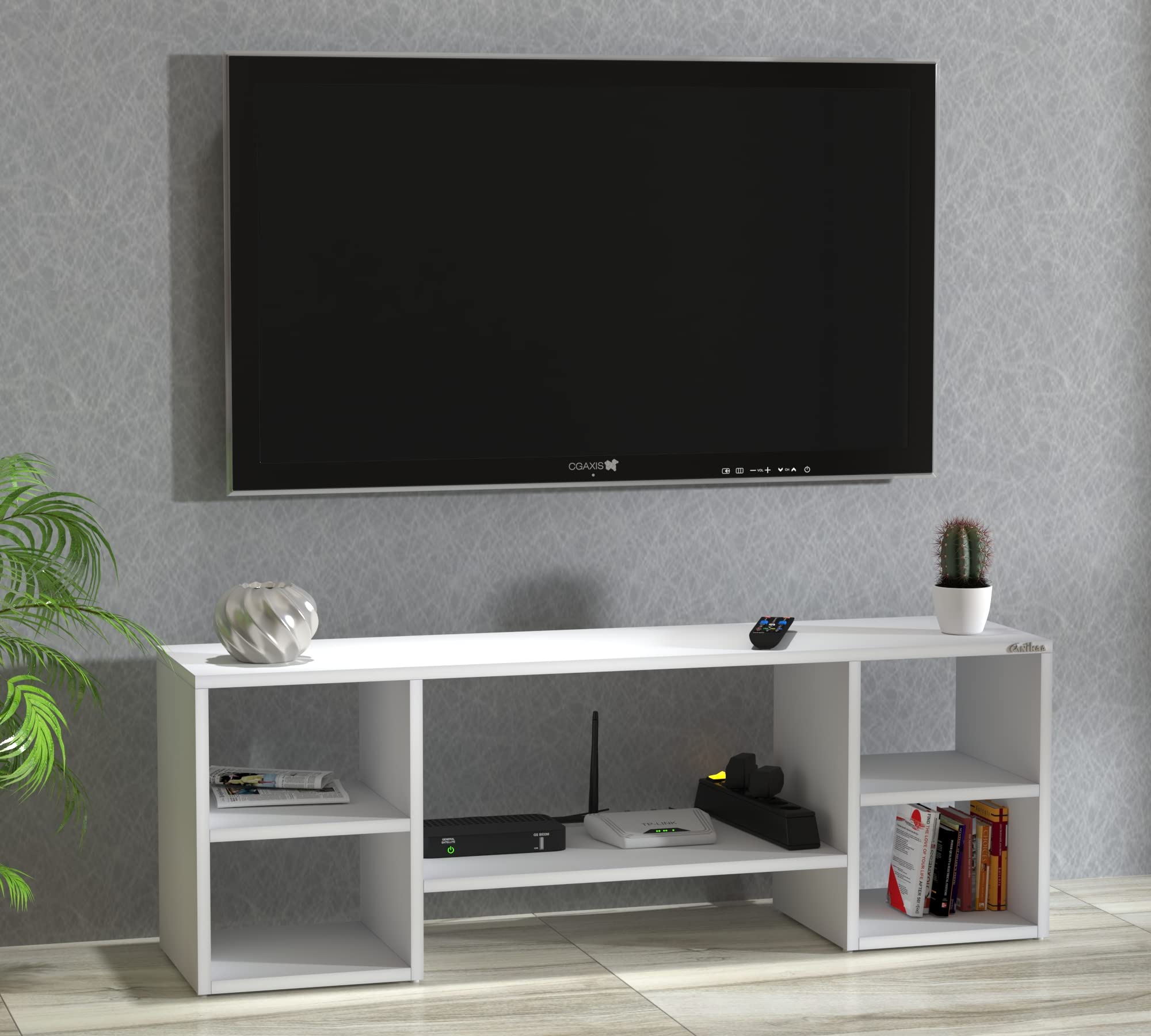 Buy Anikaa Heider Engineered Wood TV Unit/TV Stand/Floor Standing TV Unit/TV