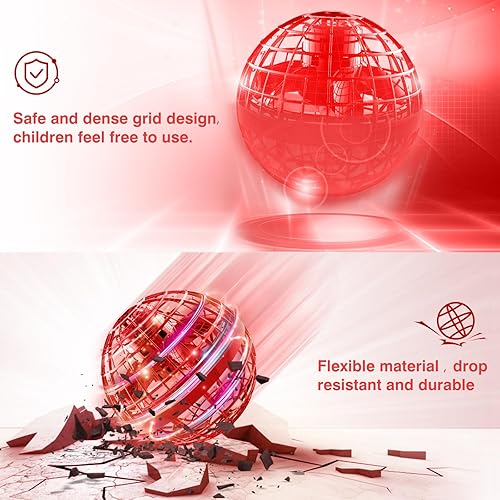 Miniatura 5 de Bola de orbe voladora, juguete de bola Galaxy mejorado 2024, bola flotante de boomerang controlada a mano, spinner volador con trucos infinitos,