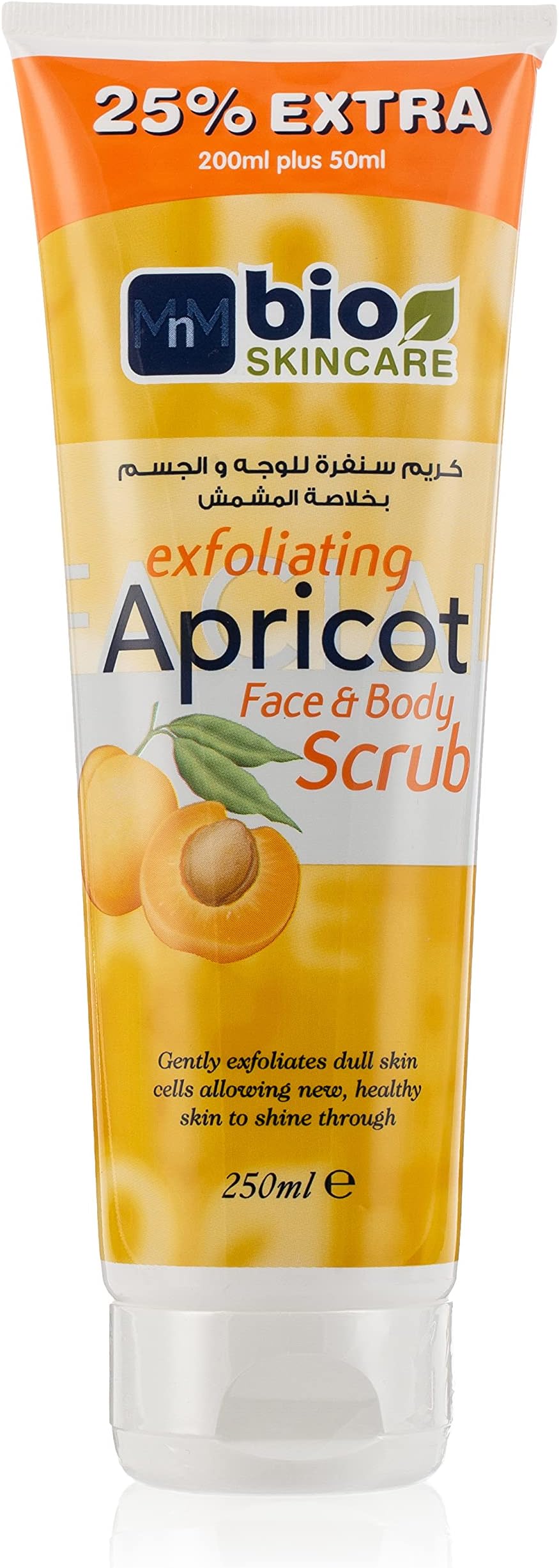 Bio Skincare Exfoliating Scrub Tube - Apricot 200ml