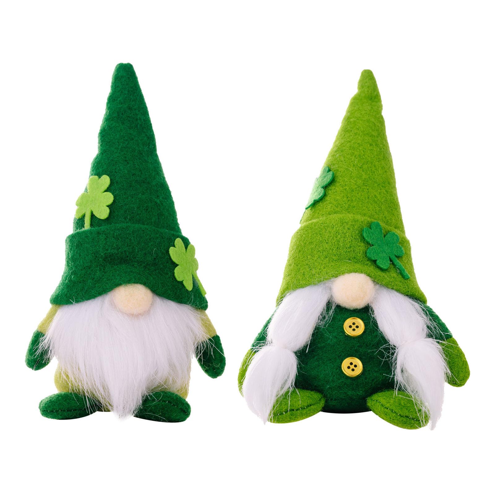 Tsophreniq SaintPatrick ' s Day Irish Plushes Face Less Doll StPatrick ' s Gift Shamrocks Decorations Green Irish