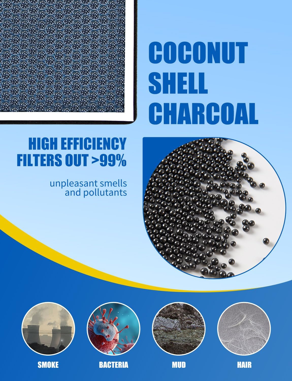 Engine and Cabin Air Filter Compatible with Hyundai Santa Fe Hybrid 2025 2024 2023 2022 2021 With Activated Carbon,Fits 28113L5100&97133L1000