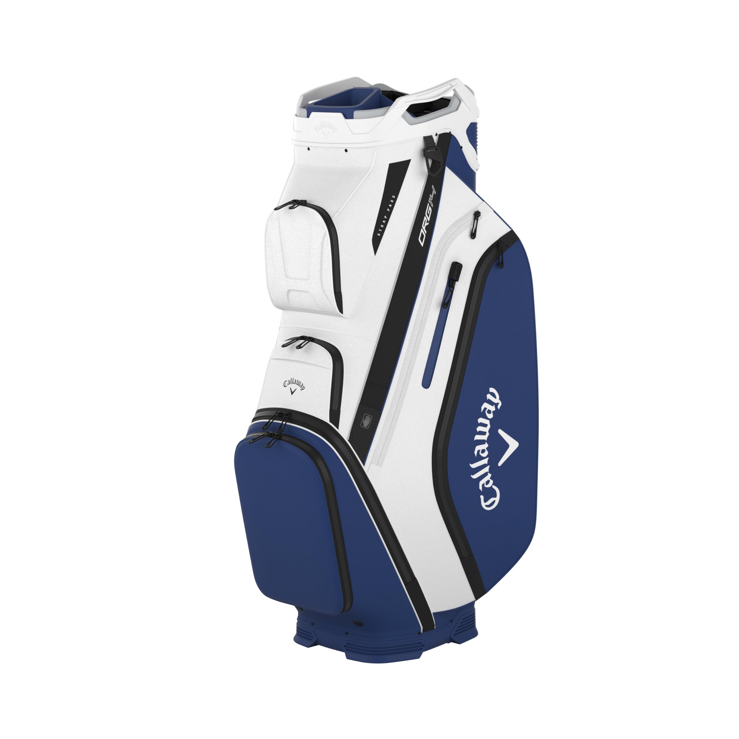 Callaway Golf ORG 14 Cart Bag (White/Colbalt Blue), Cart Bags