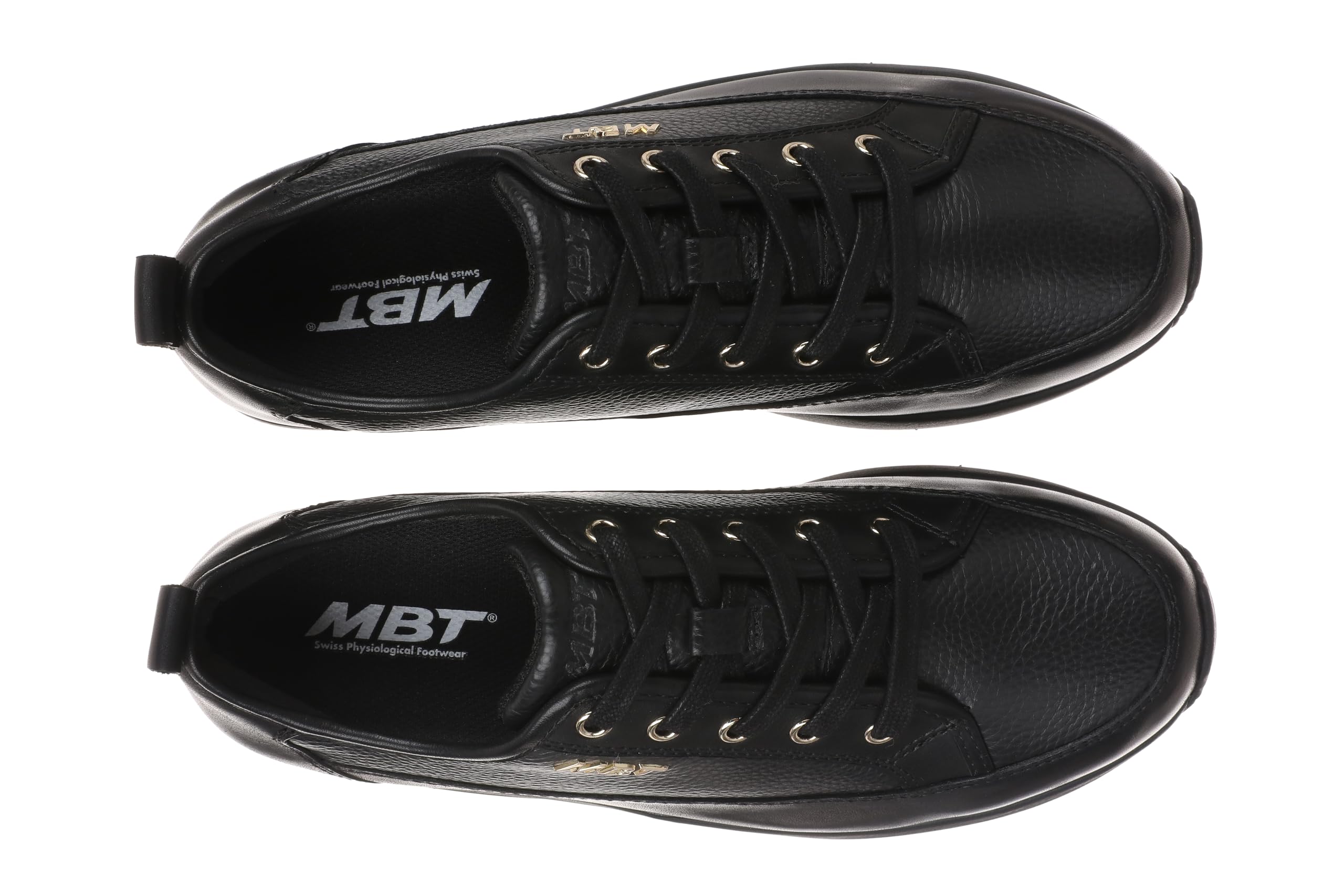 MBT-1997 OBU Zapatillas Casual para Mujer en Napa y Cuero Granuloso. Calzado Fisiológico, Anatómico y Cómodo con Suela Curva. Plantilla de PU con Buena Amortiguación y Transpirabilidad.