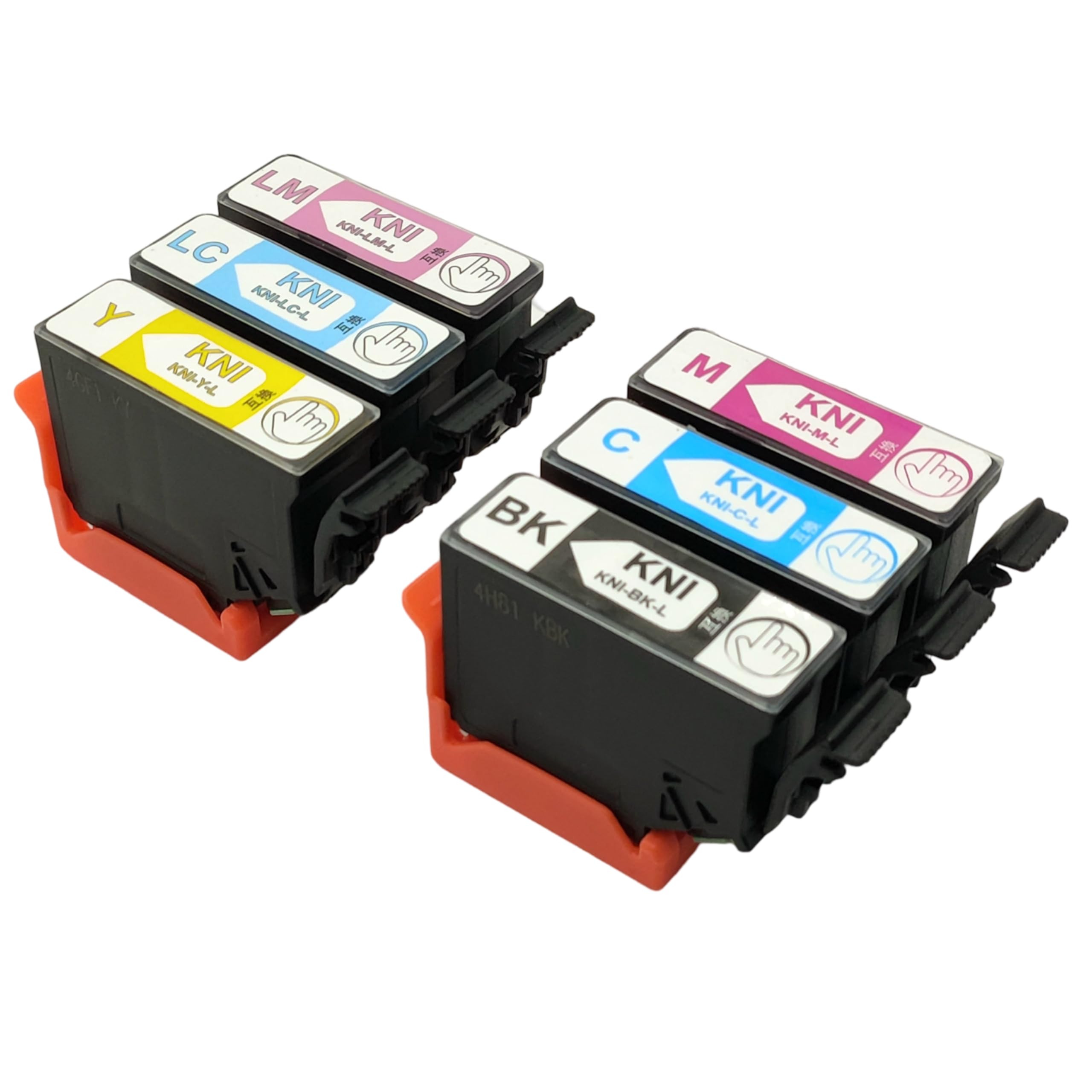 Amazon.co.jp: EPSON用互換インクカートリッジ KNI-6CL-L(目印：カニ