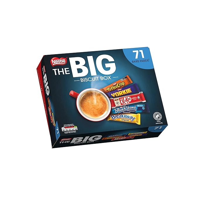 Buy Nestle The Big Biscuit Box, 71 x Chocolate Bars KitKat, Yorkie