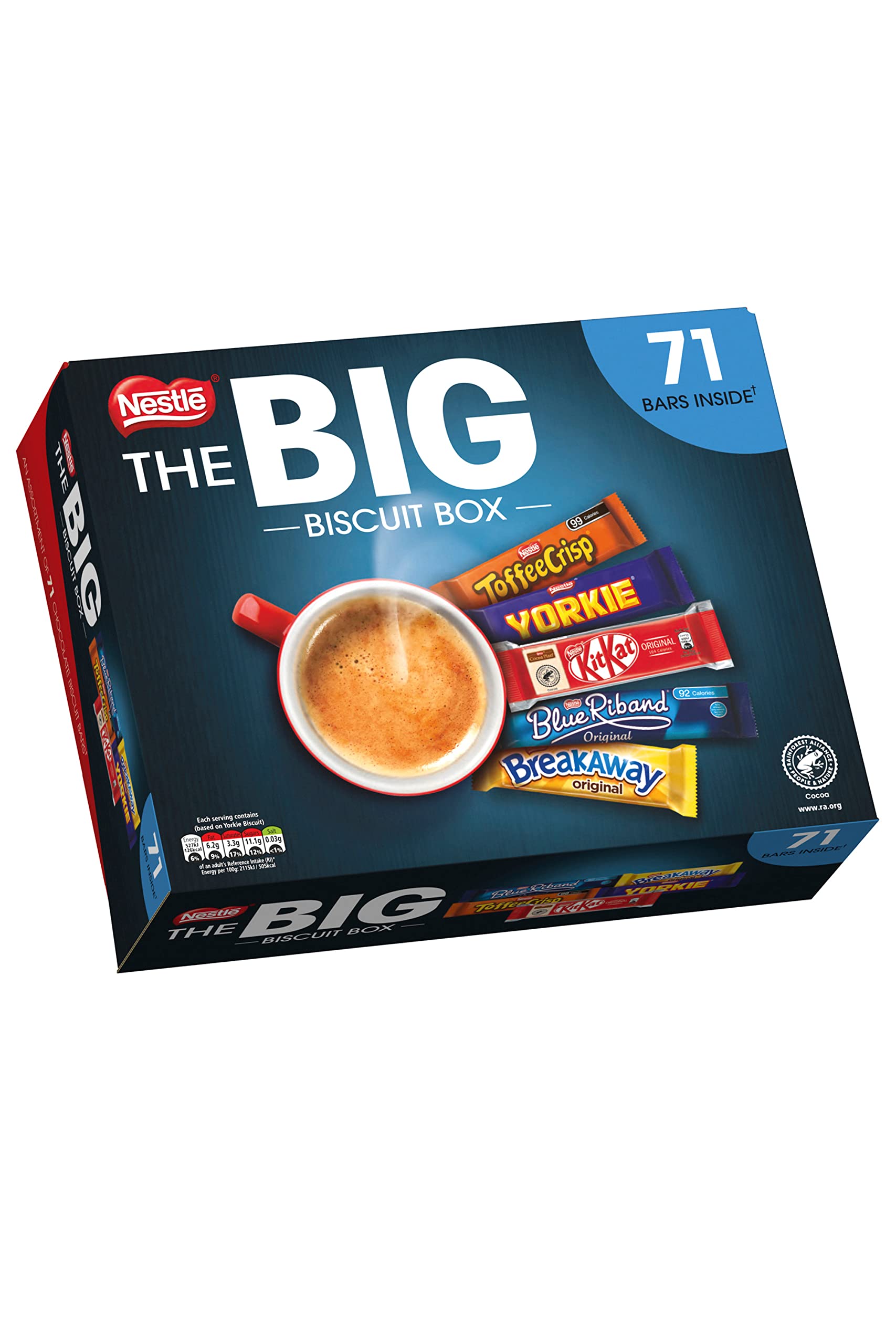 Buy Nestle The Big Biscuit Box, 71 x Chocolate Bars KitKat, Yorkie