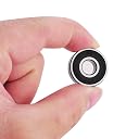 Z-FIRST Precision 608 RS ABEC 9 Bearings for Scooters,Longboards and Skateboards (Pack of 10 PCS) (Black) gallery image