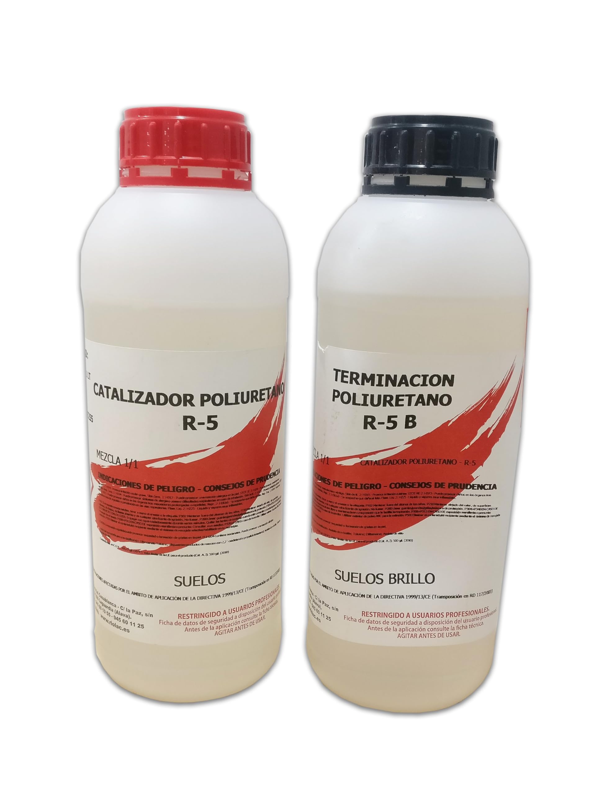 BARNIZ SUELOS BRILLANTE 2 Componentes R-5 1Lt+1Lt