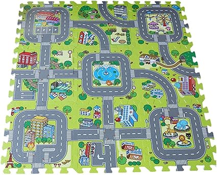 Fanova Tapis Puzzle De Jeu Mousse Tapis D Eveil Pour Bebe Ramper Amazon Fr Bebe Et Puericulture