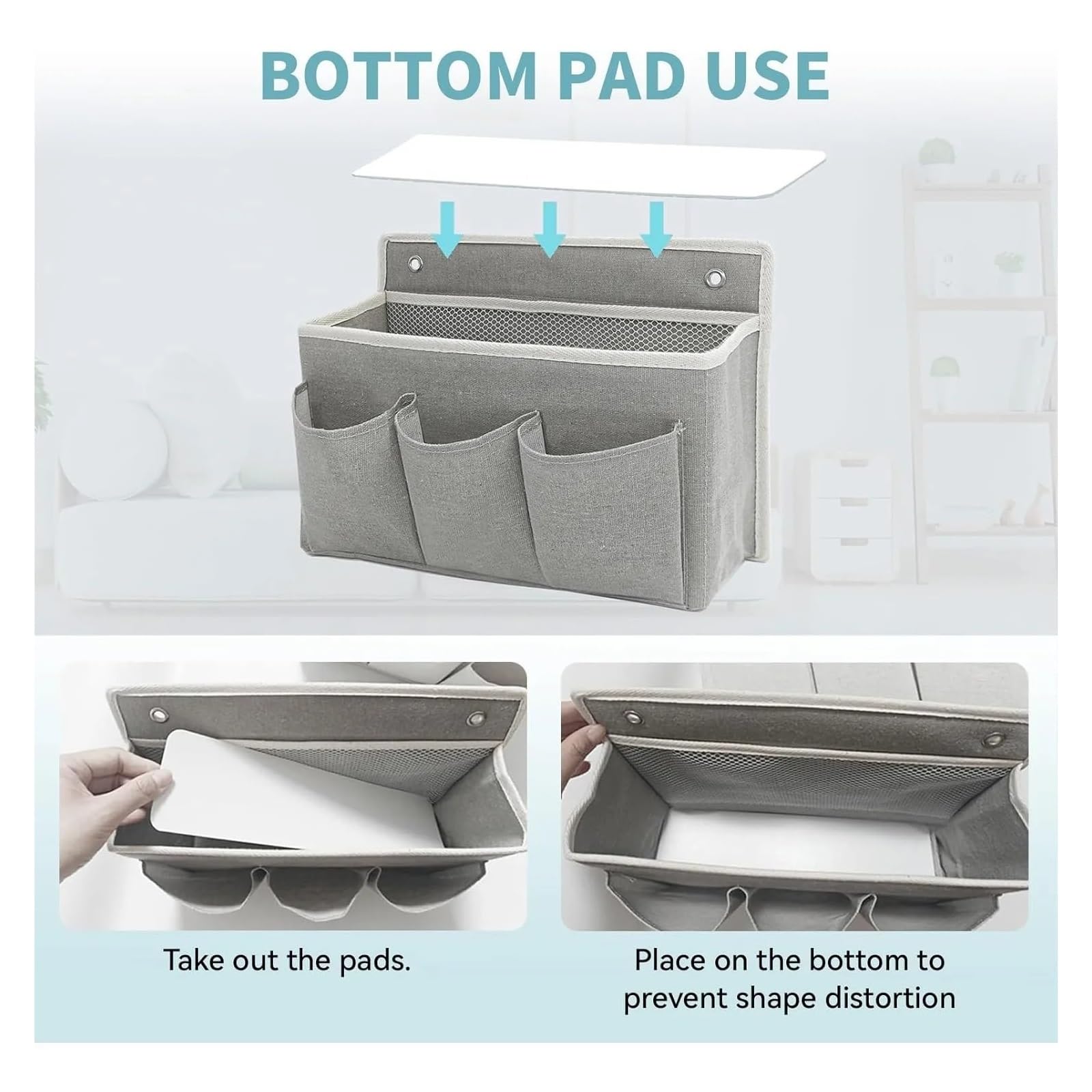 2 Cestini Da Appendere for Borsa Organizer Parete Per Riporre