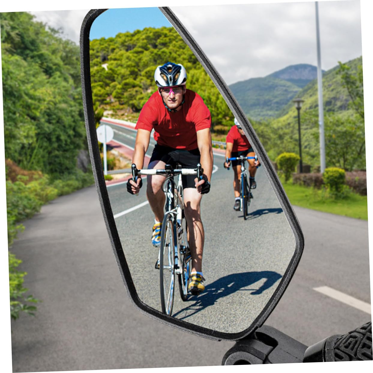 2 Specchietti Retrovisori Bicicletta Manubrio Specchi Riflettenti Antiurto Girevoli Adatti per Mountain Bike e Bici da Corsa Sicurezza Migliorata