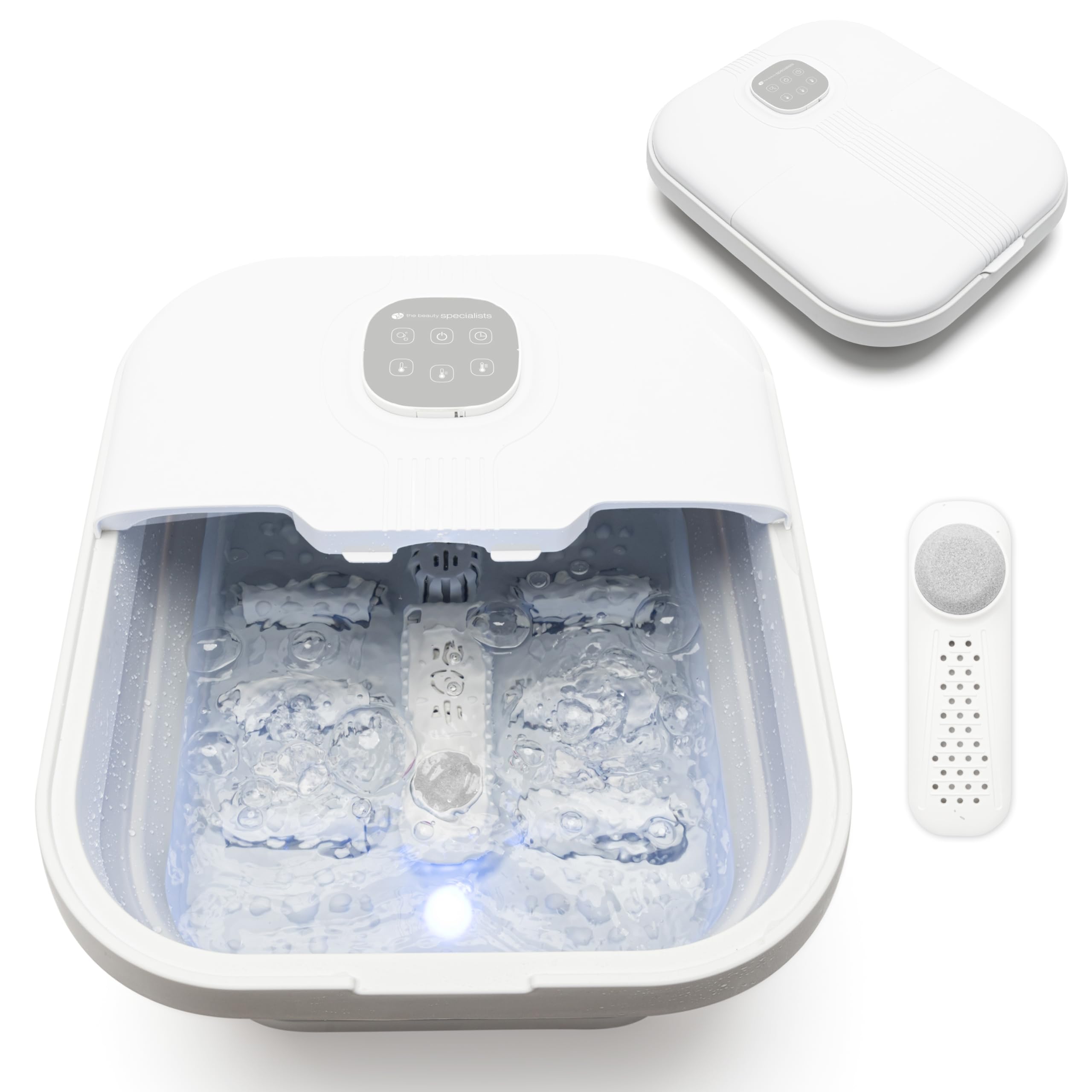 Sponsored Ad – Rio Deluxe Foldaway Foot Spa Foot Bath with Massaging Rollers, Adjustable Temperature Settings (42°C, 44°C, 46°C), Pedicure Pumice Stone, Relaxing Bubbles, Powerful 500W Water Heater & Remote Control