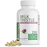 Bronson Milk Thistle Silymarin Marianum & Dandelion Extract Liver Health Support, Antioxidant Support, Detox, 250 Capsules