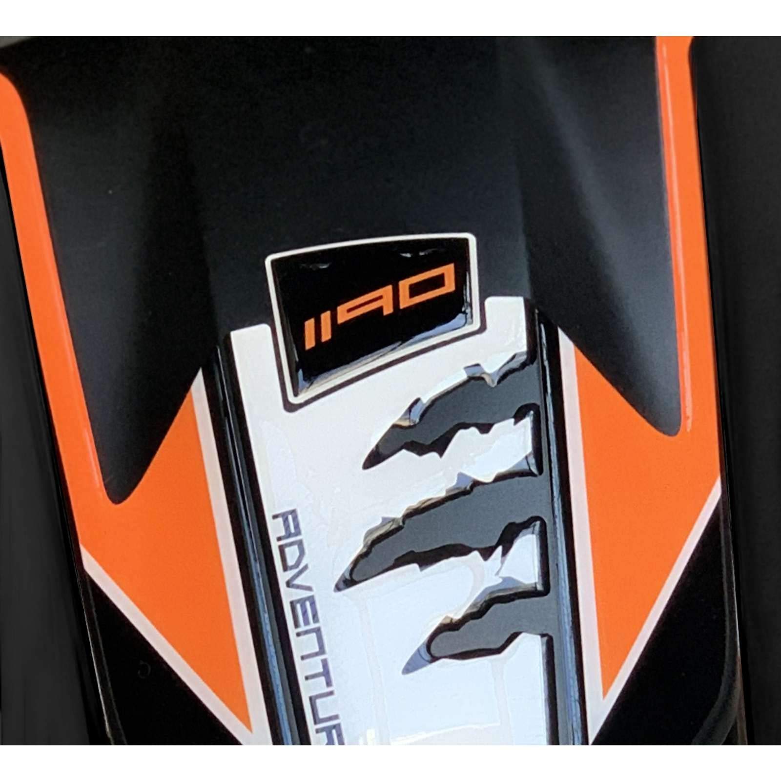 Resin Bike Aufkleber Für KTM 1190 Adventure S (2013-2016) – 3D-Harzschutz Vor Kratzern & Stößen, Made In Italy
