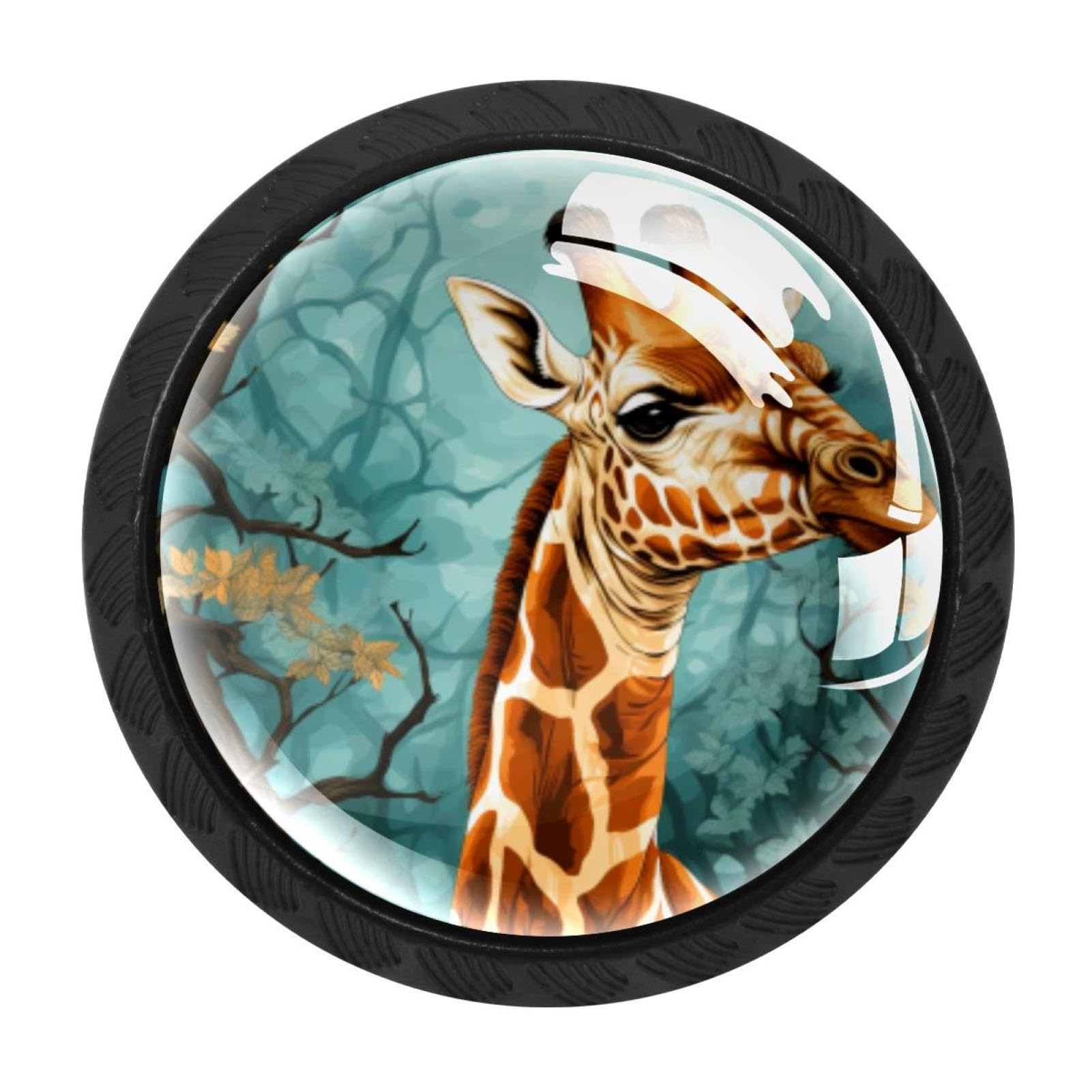 Chenzzzz Multicolored 13 4 Pack Deer Kitchen Cabinet Knobs Drawer Knobs Door Dresser Handles For Personalized Gifts Great For Any Occasion