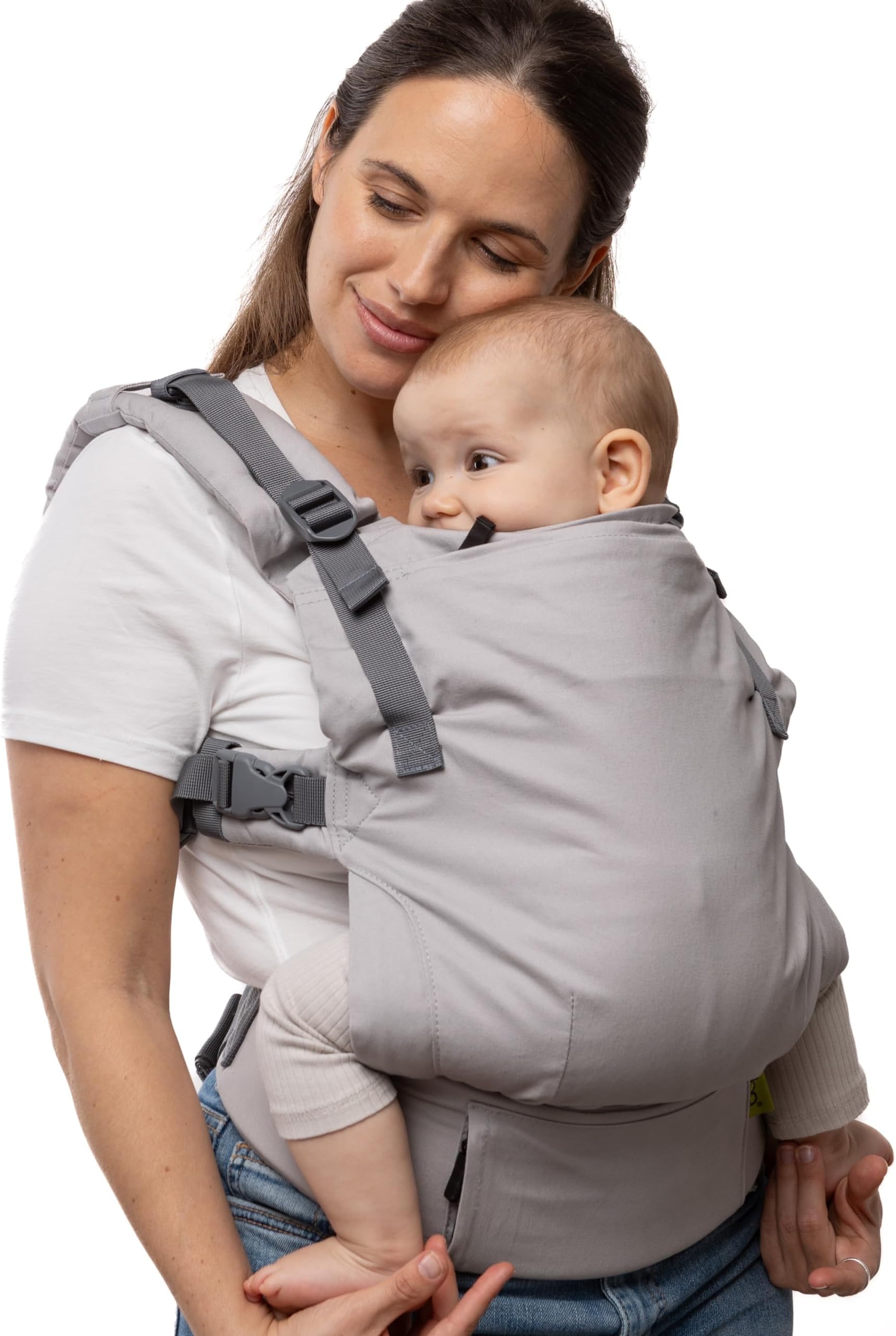 Boba X Adjustable Baby And Toddler Carrier-Front Back Grey