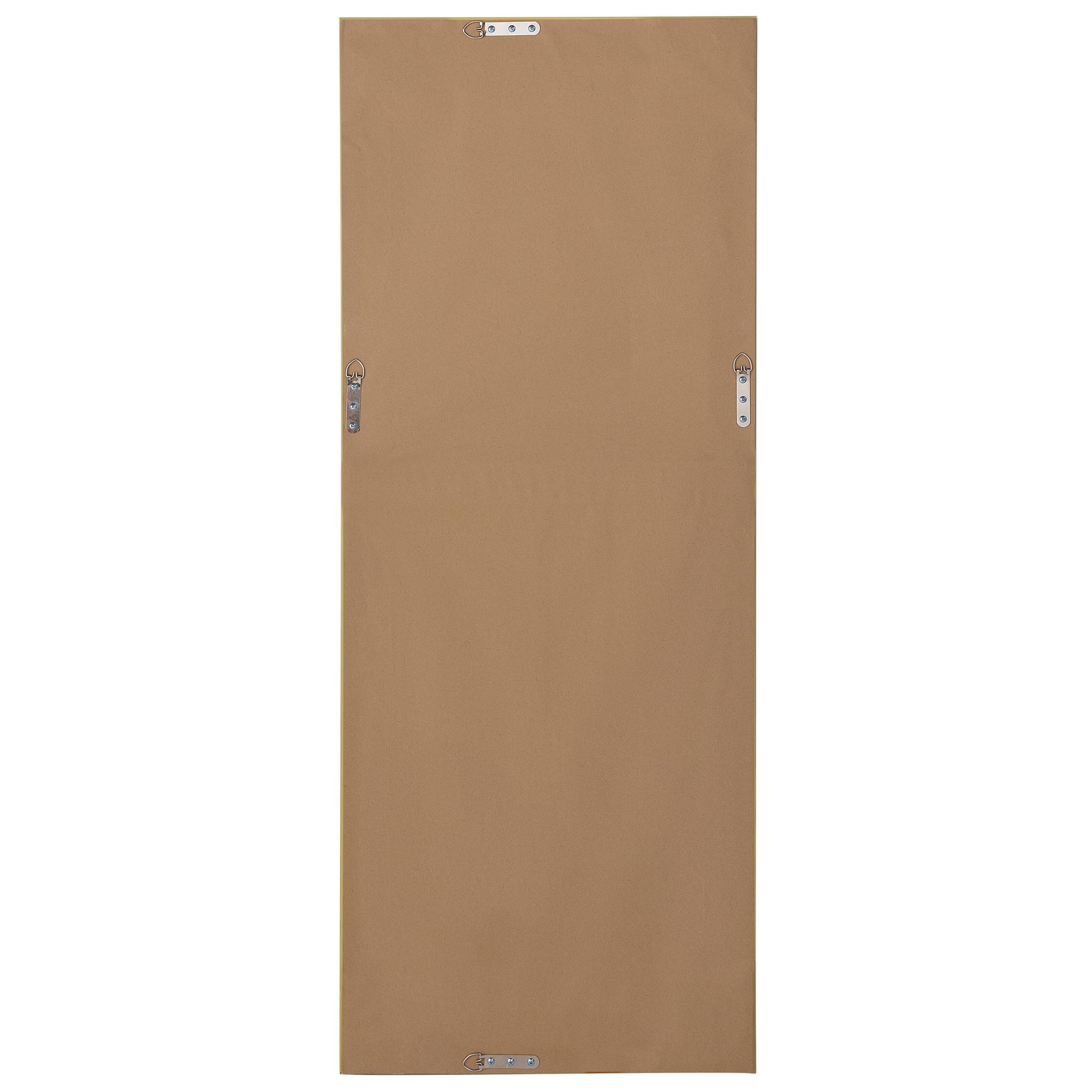 Beliani Specchio da parete 50 x 130 cm oro e argento