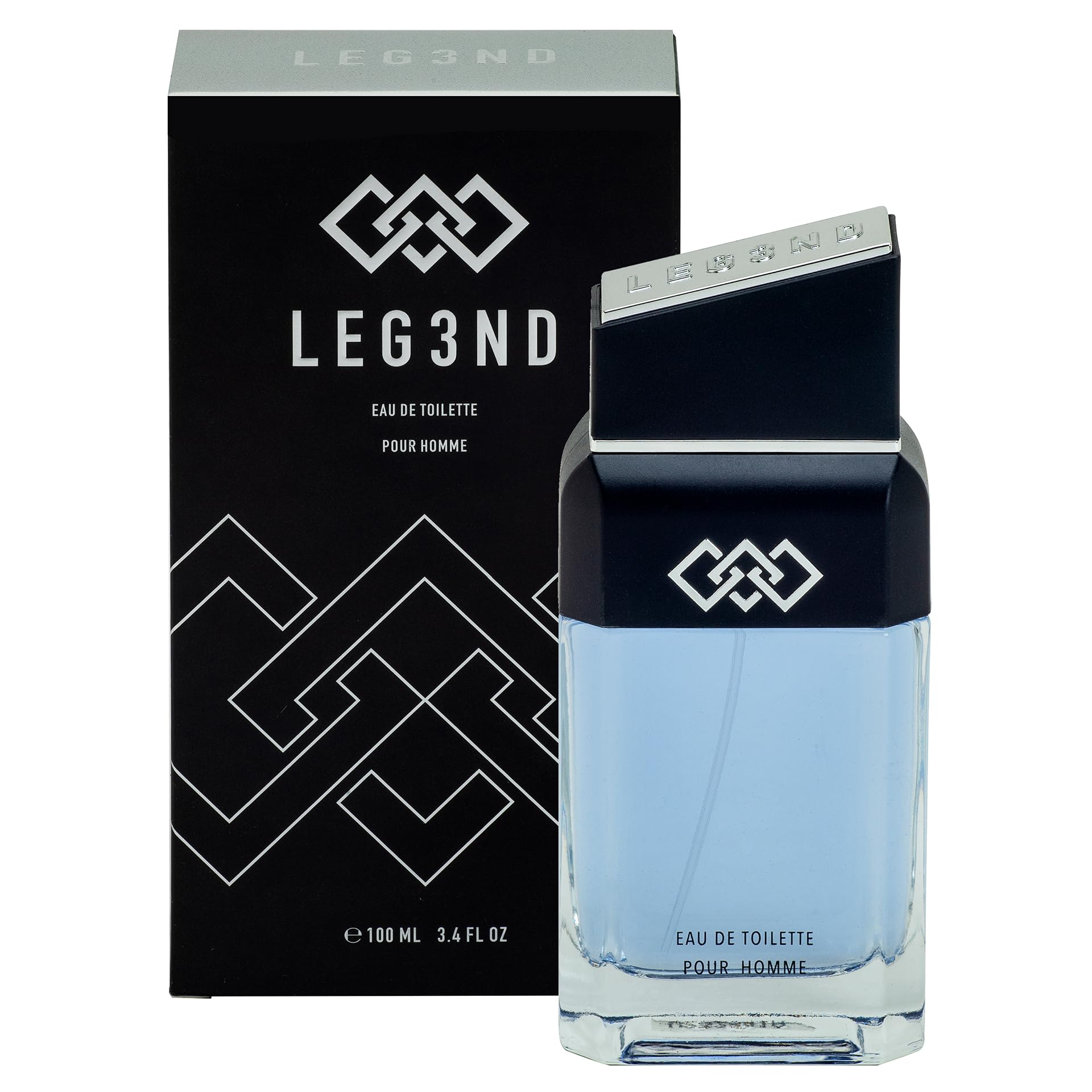 LEG3ND Cologne for Men 3.4oz/100ml Eau de Toilette Spray | Masculine, Fresh, Aquatic Fragrance