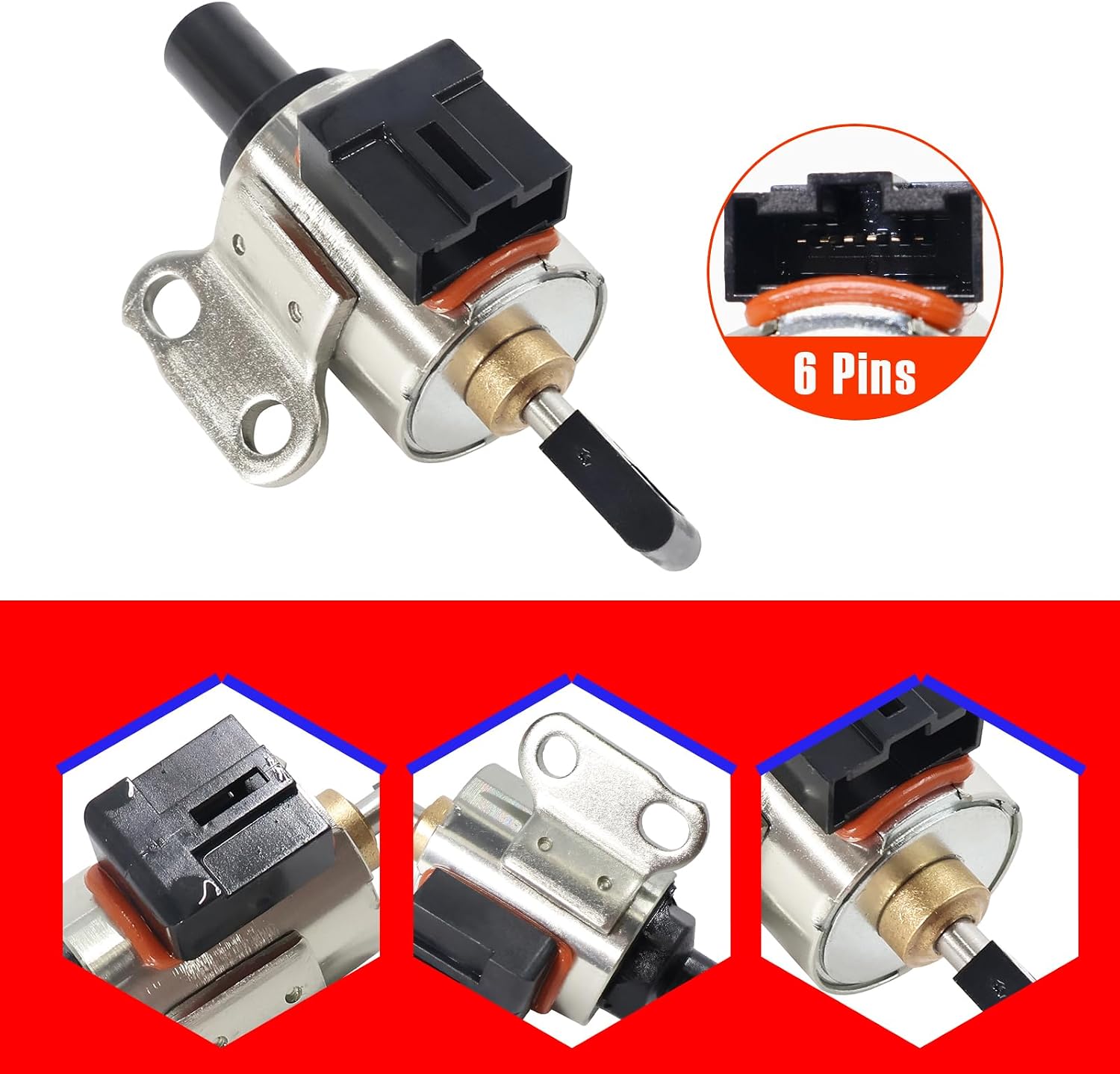 SMMS Transmission CVT Step Motor for Nissan Altima, for Rogue, for Sentra, for Dodge Caliber, 2.0L 2.5L L4 Engine 2007-2012 Replaces OE: JF011E RE0F10E