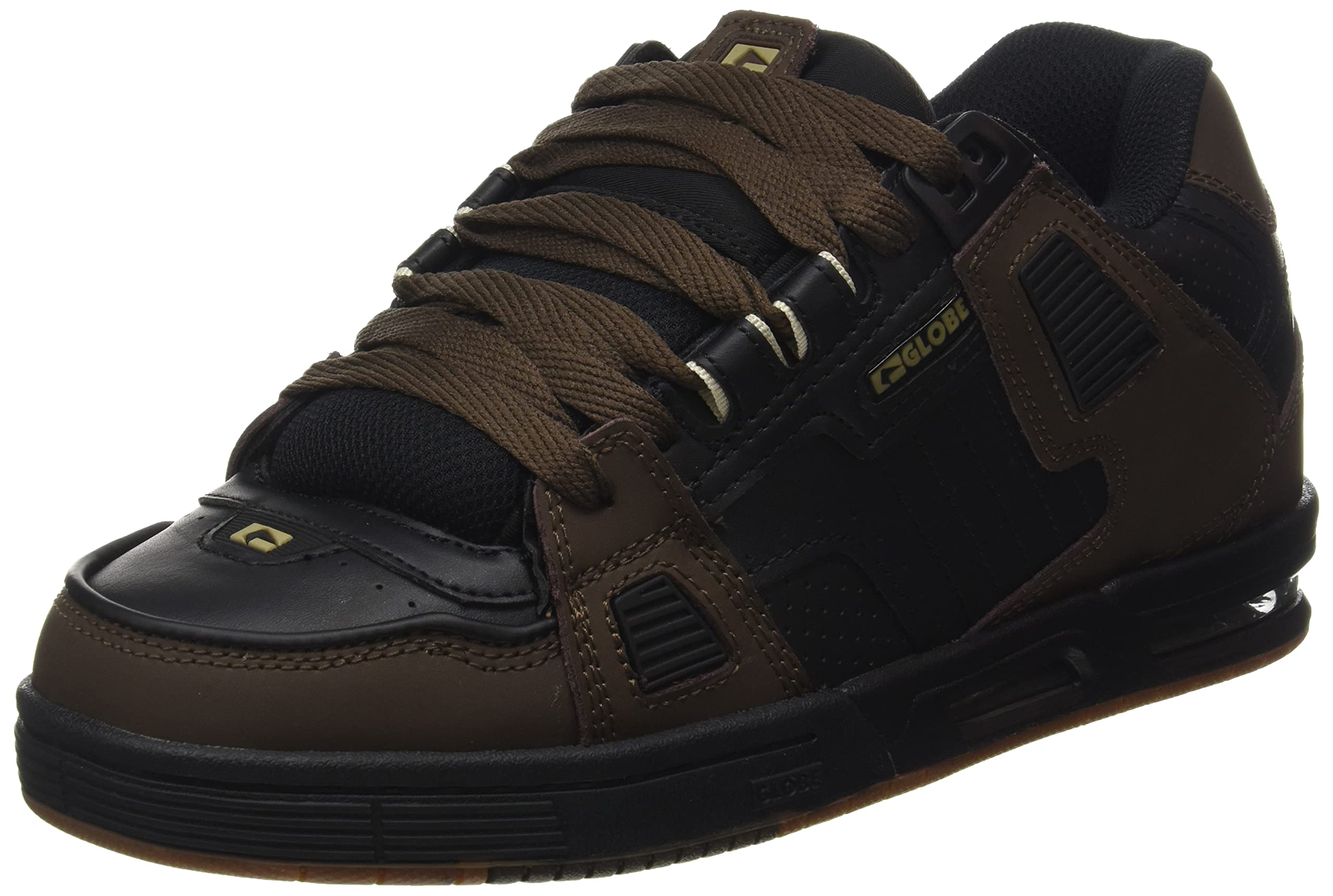 Globe Sabre, Men's Skateboard Shoes, Black Brown, 4 UK