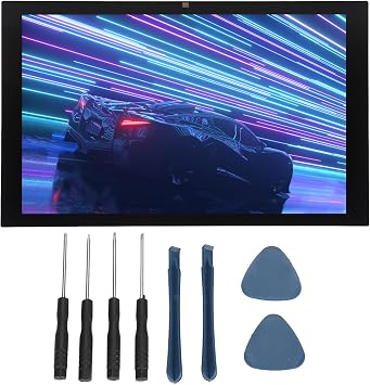 LCD Display Touch Screen Replacement for Steam Deck 7 Inch Handheld Console, Fingerprint and Anti, 1280x800 1610 400nit LCD Screen Display with Repair Tools