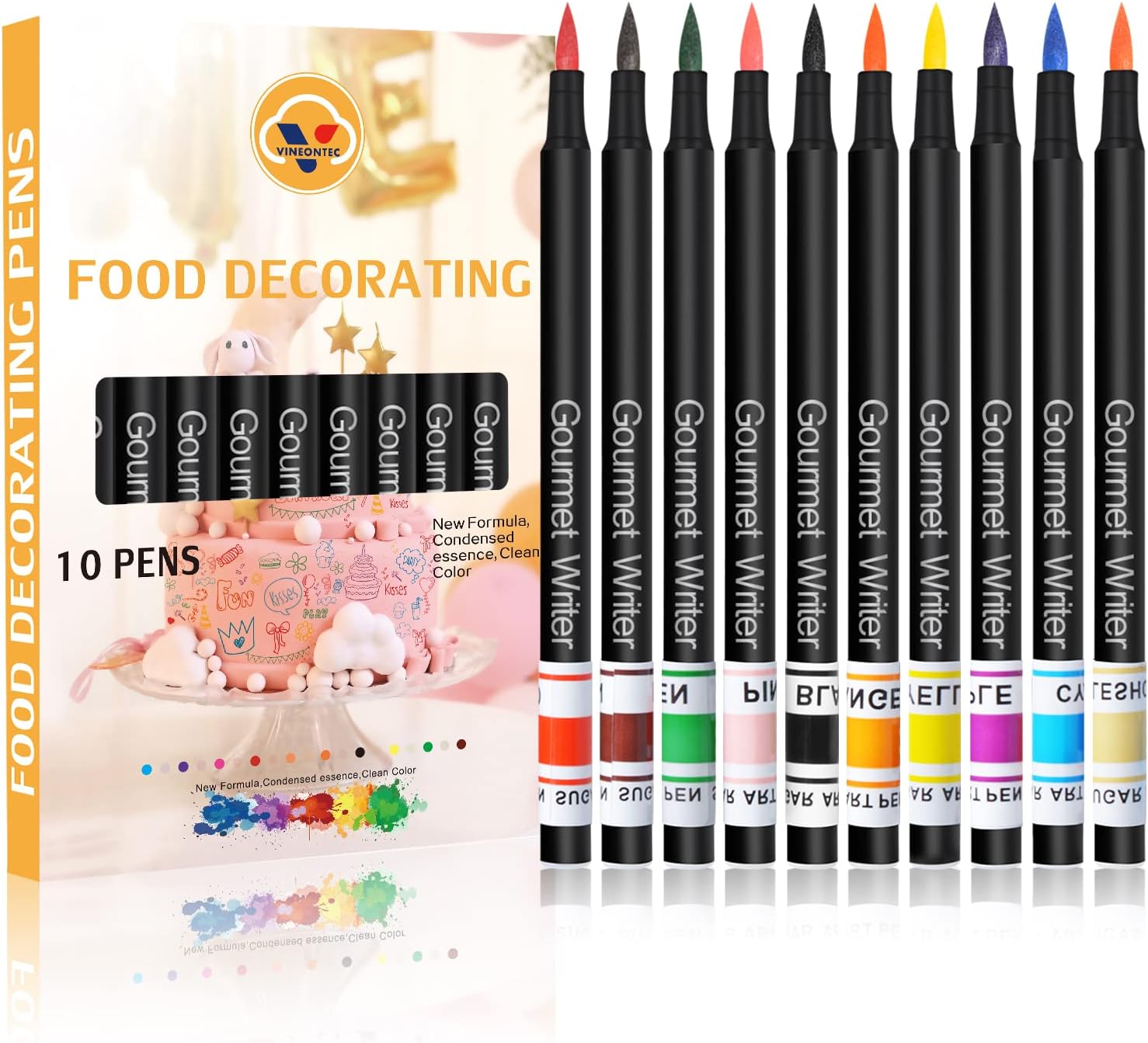 Food Coloring Markers Gourmet Writer Food Cake Decorator Pens, Edible