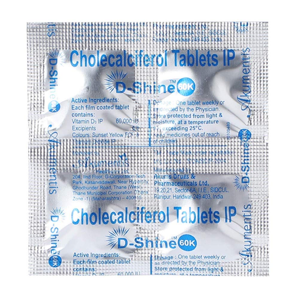D Shine 60k Tablets 4 Count Pack Of 3 Amazon In Health Personal Care