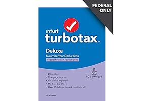 TurboTax Deluxe 2020 Tax Software: Federal & State Returns + E-file