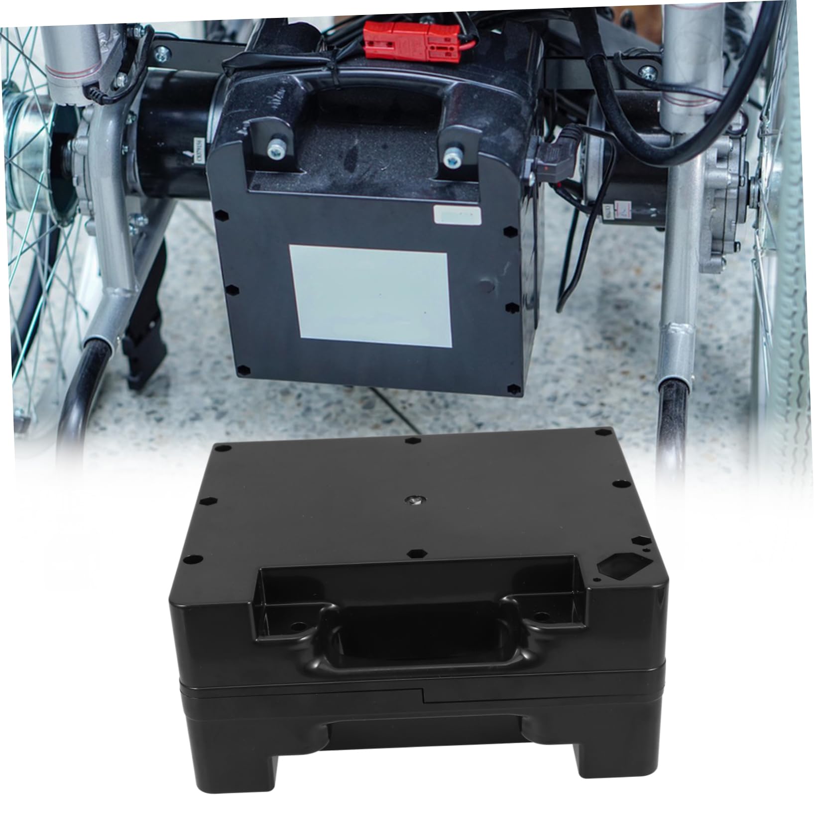 VALICLUD Scatola Di Plastica Per Batteria Di Ricambio Per Sedia Rotelle Elettrica Custodia Di Trasporto Per Batteria Supporto Per Sedia Rotelle