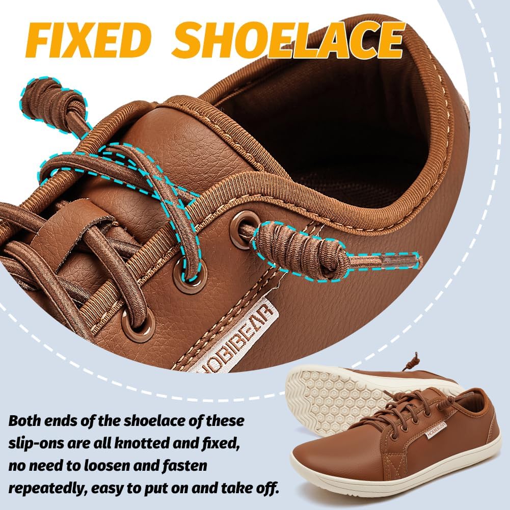 HOBIBEAR Womens Mens Wide Minimalist Barefoot Sneakers Zero Drop Slip on Shoes Lightweight Comfortable - Image 3