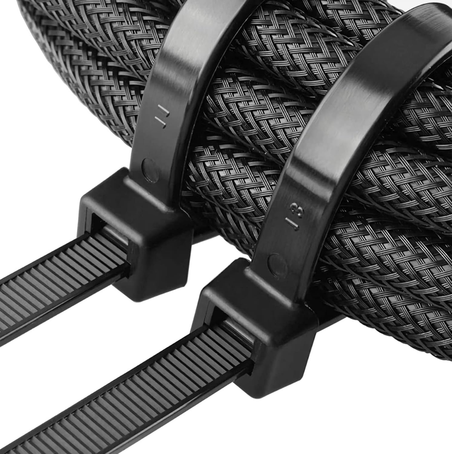 Extra long zip ties 36 inch black Large cable ties heavy duty outdoor use 250 lbs thick Nylon plastic Zipties 20pcs